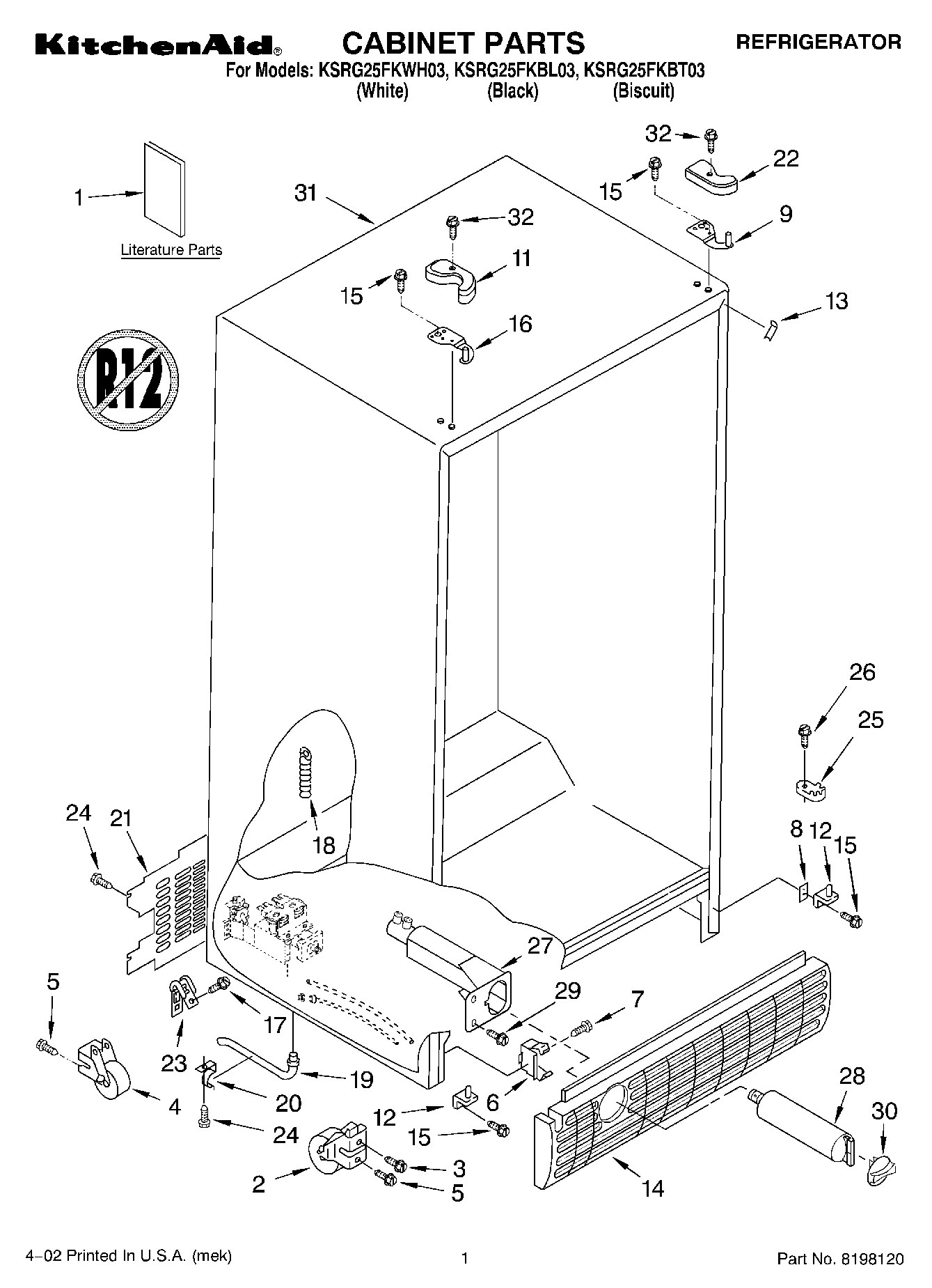 01 - CABINET, LITERATURE
