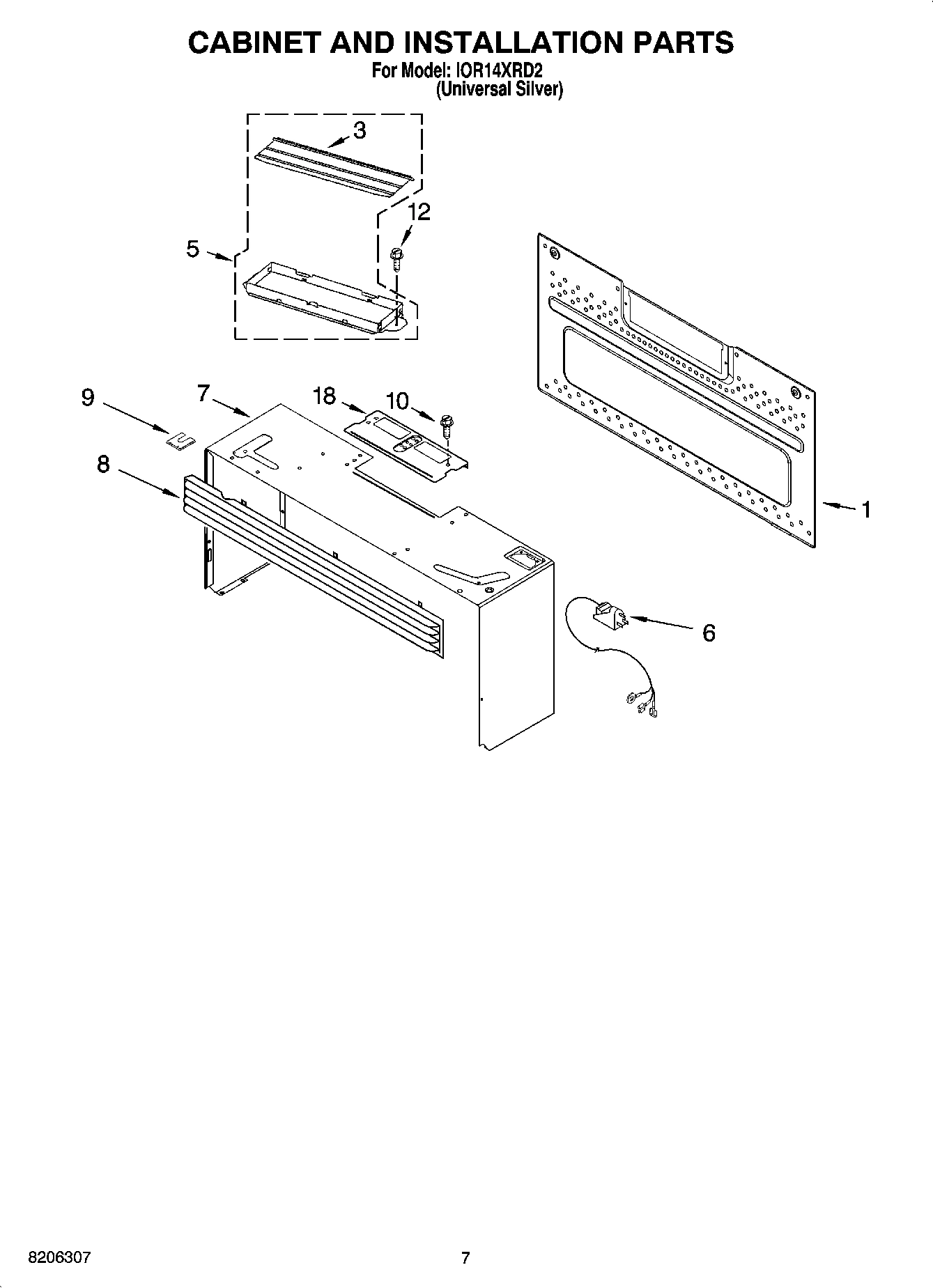 06 - CABINET AND INSTALLATION PARTS