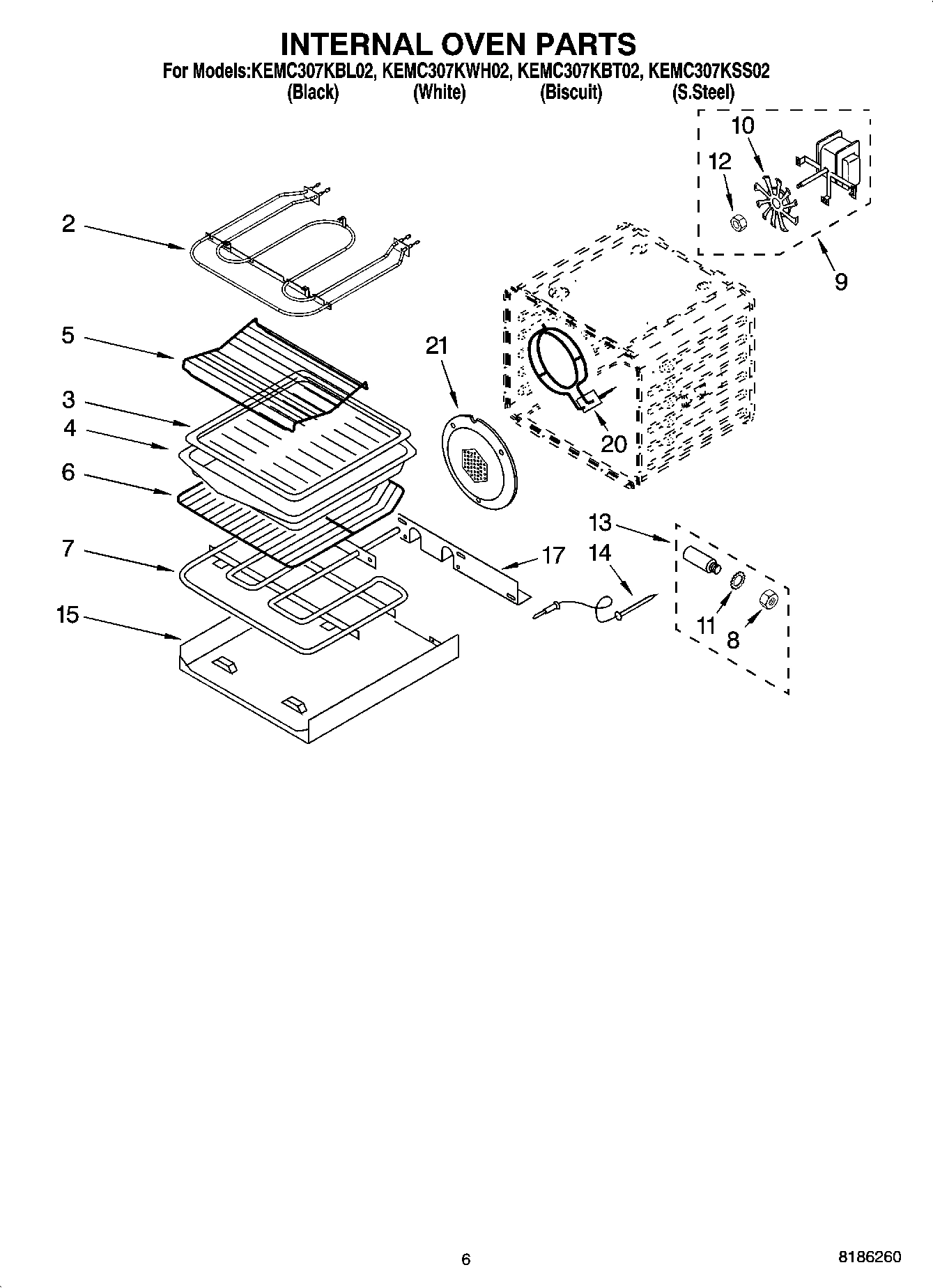 05 - INTERNAL OVEN PARTS