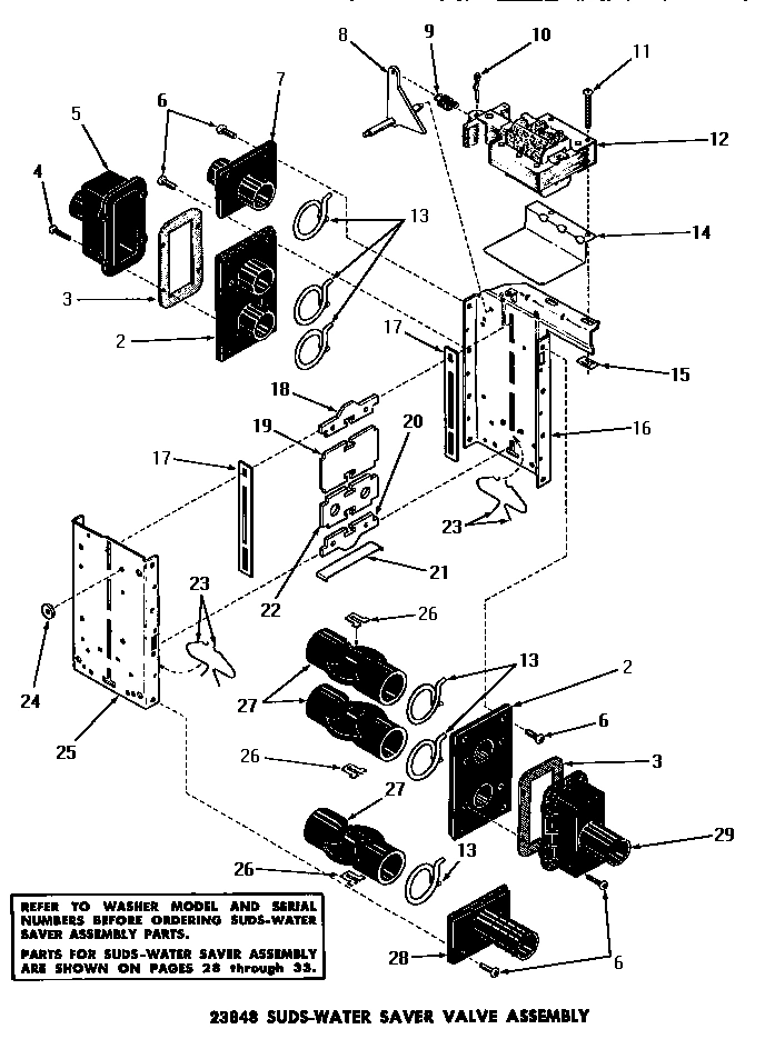 02 - 23848 SUDS-WATER SAVER VALVE ASSY