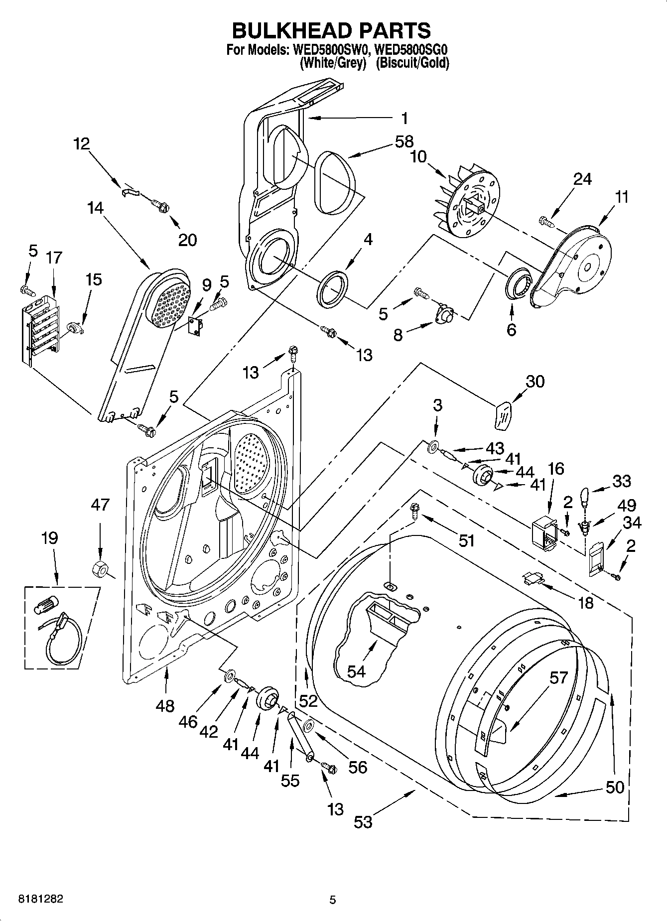03 - BULKHEAD PARTS, OPTIONAL PARTS (NOT INCLUDED)