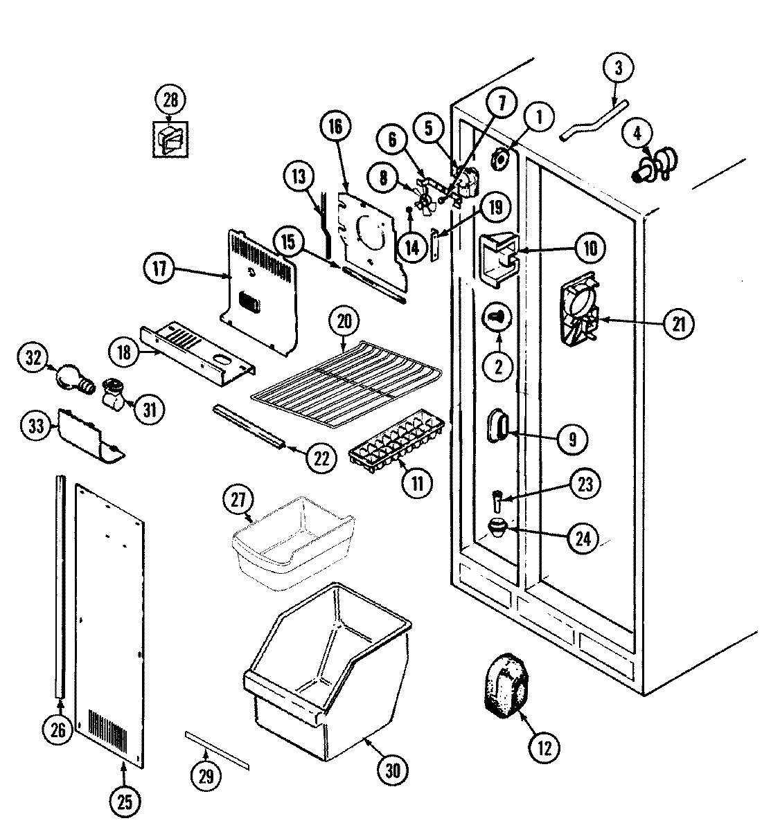 01 - FREEZER COMPARTMENT