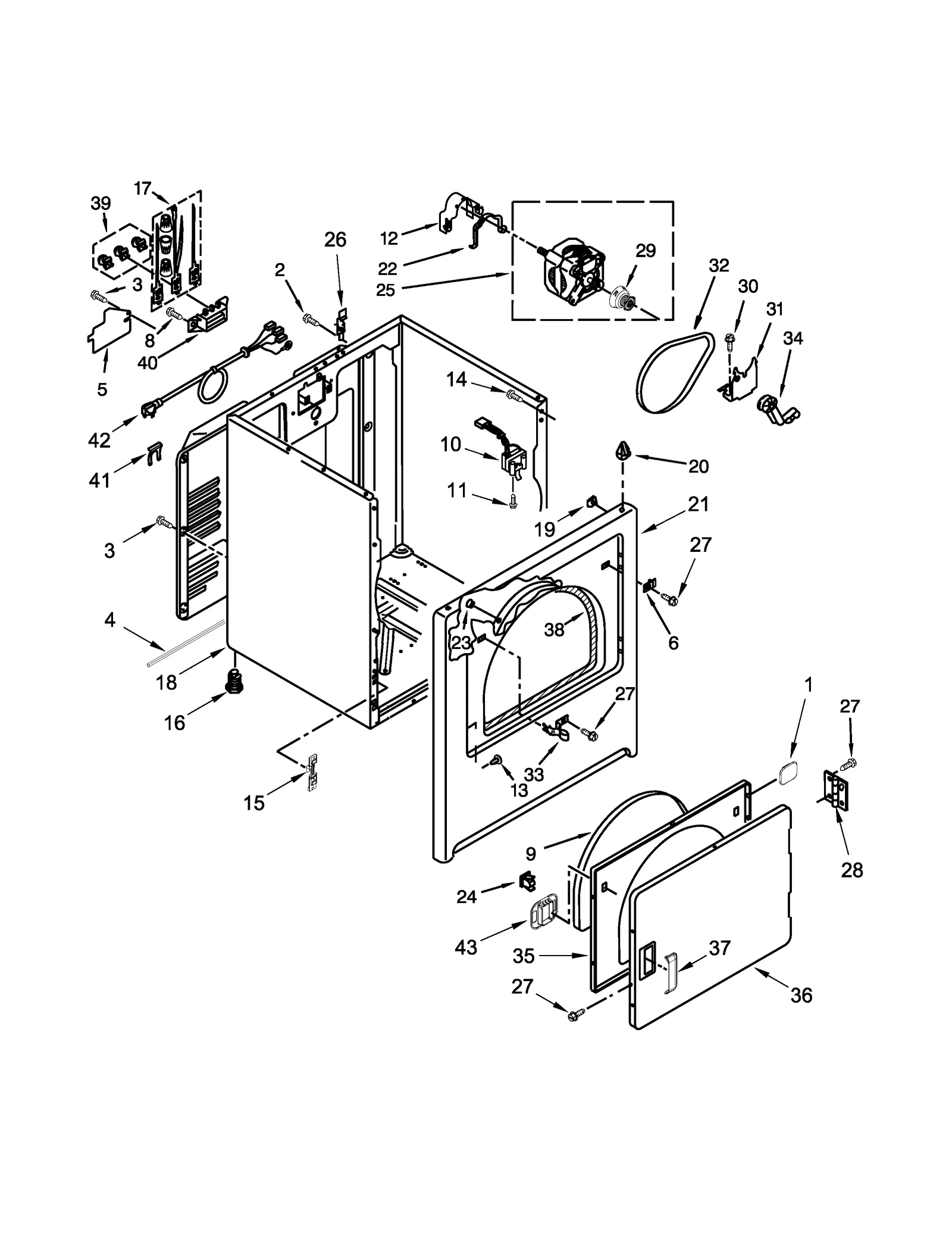 CABINET PARTS