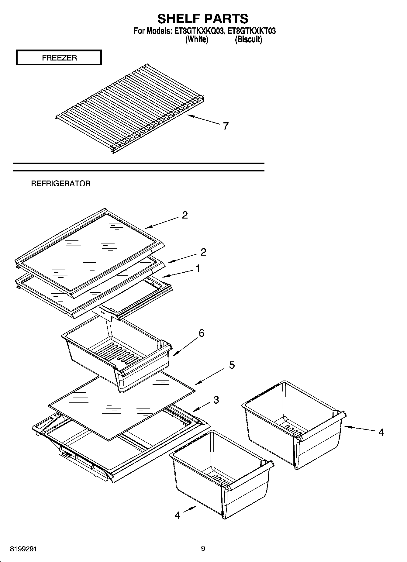 05 - SHELF PARTS, OPTIONAL PARTS