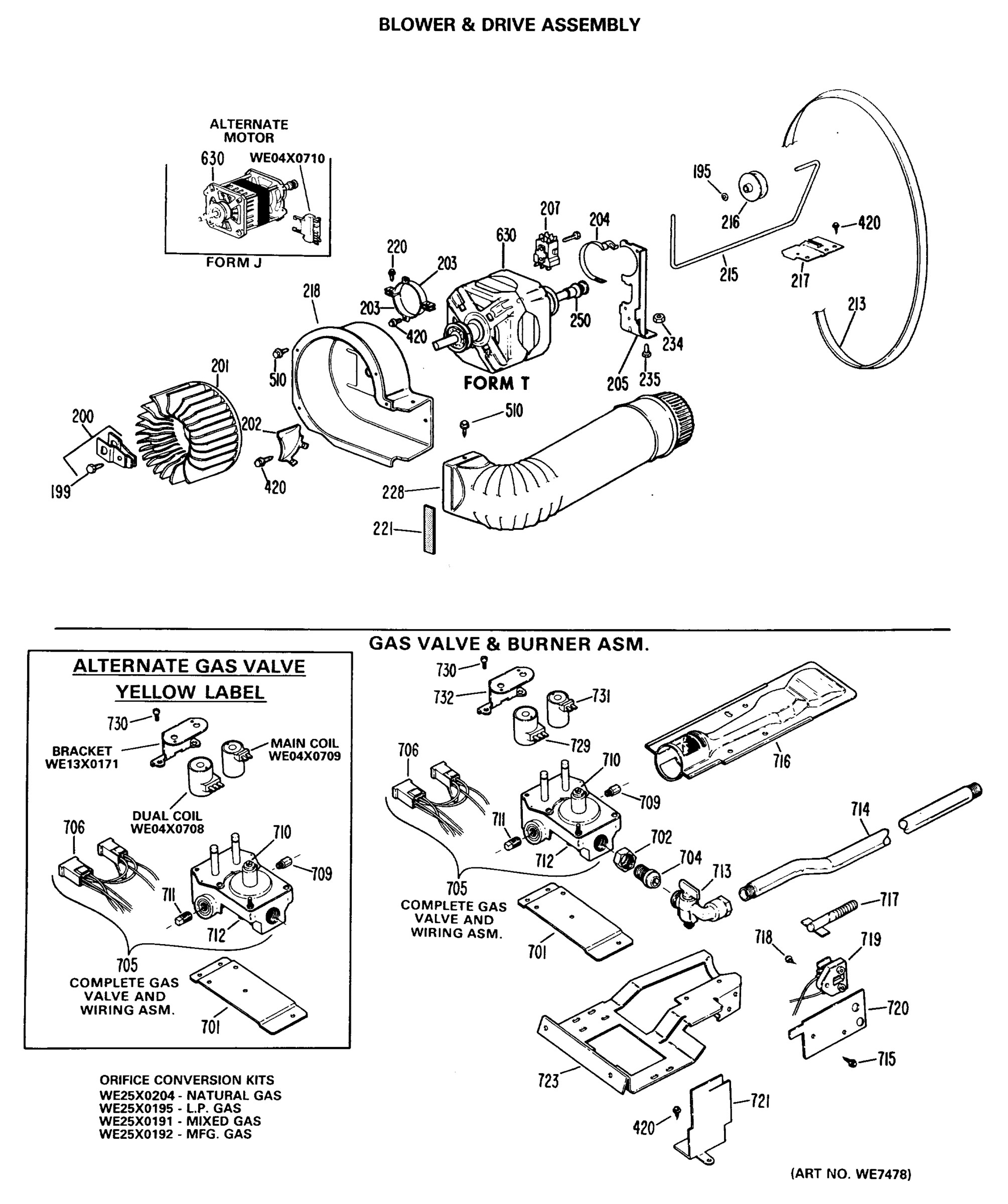 BLOWER & DRIVE ASSEMBLY