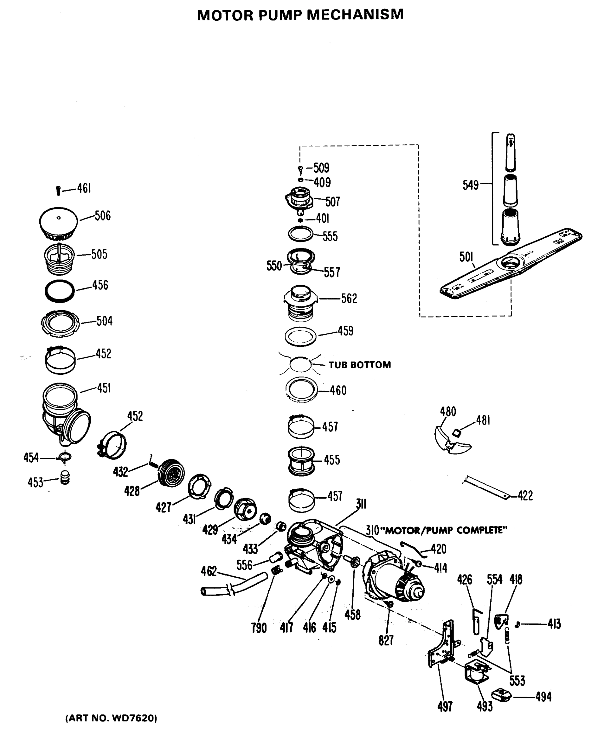 MOTOR PUMP MECHANISM