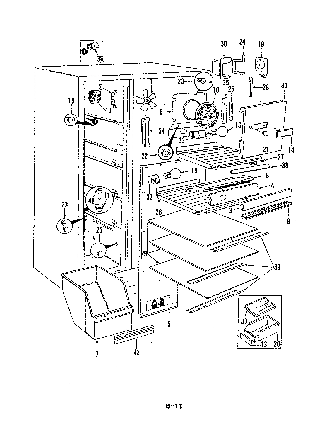 01 - FREEZER COMPARTMENT