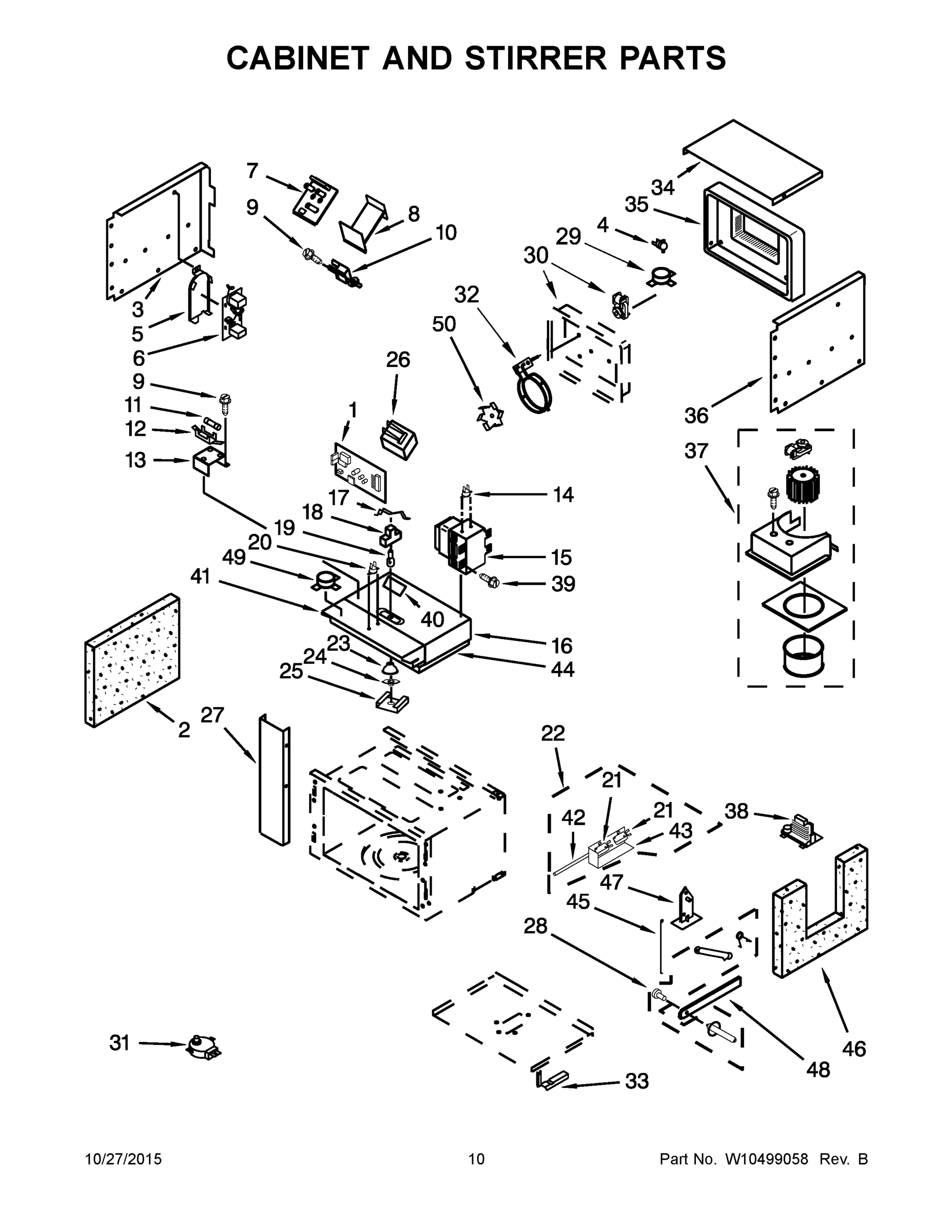 06 - CABINET AND STIRRER PARTS