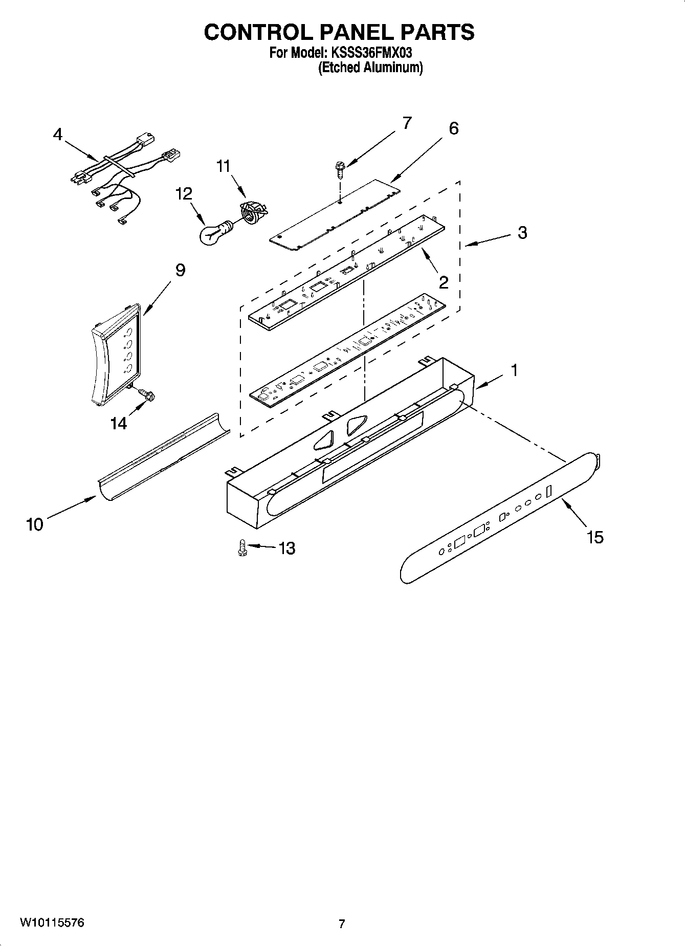 05 - CONTROL PANEL PARTS