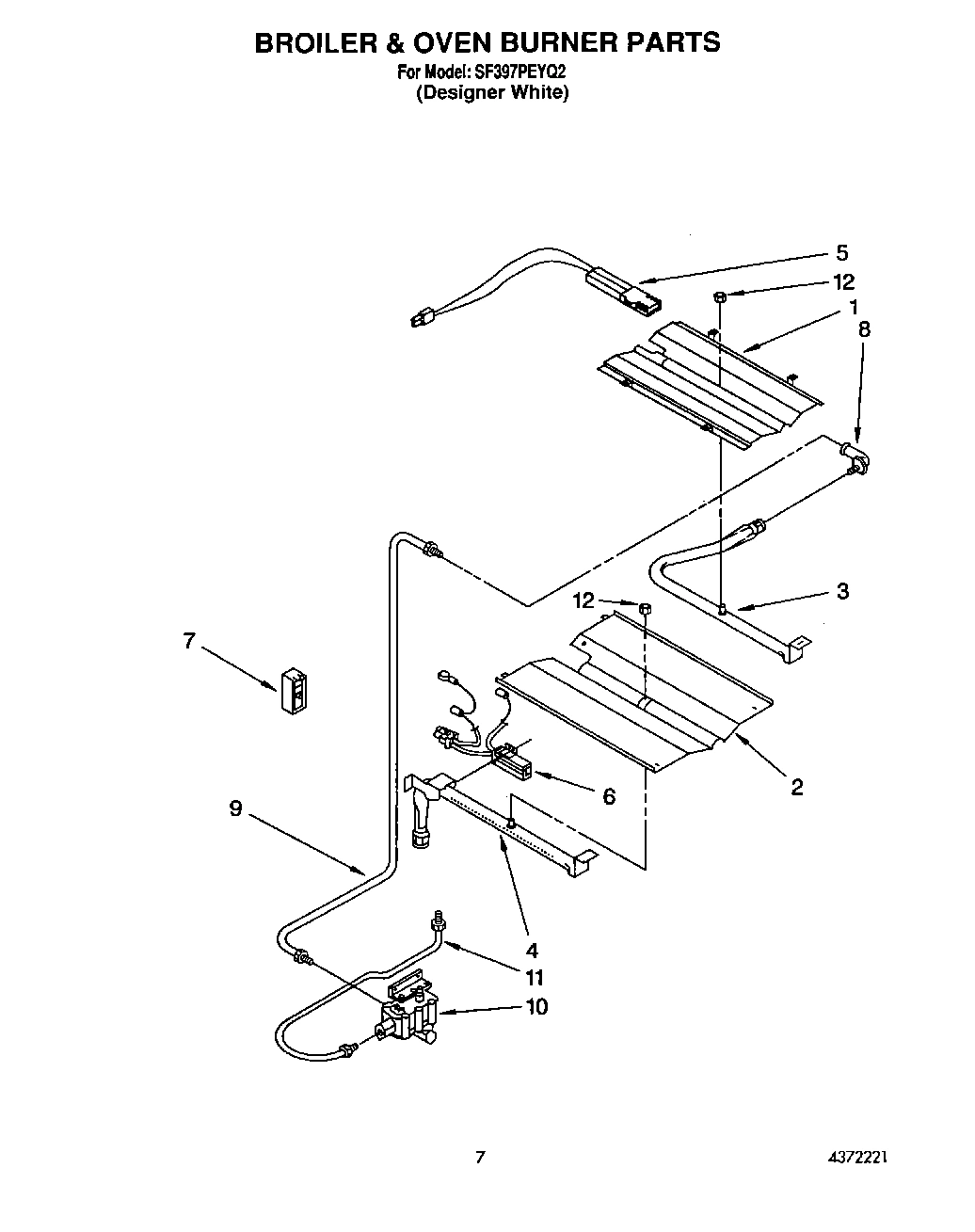 07 - BROILER AND OVEN BURNER