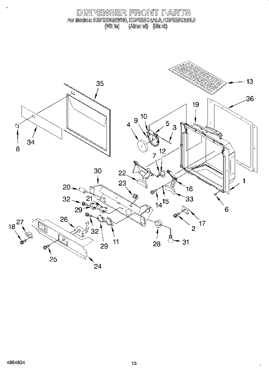 08 - DISPENSER FRONT