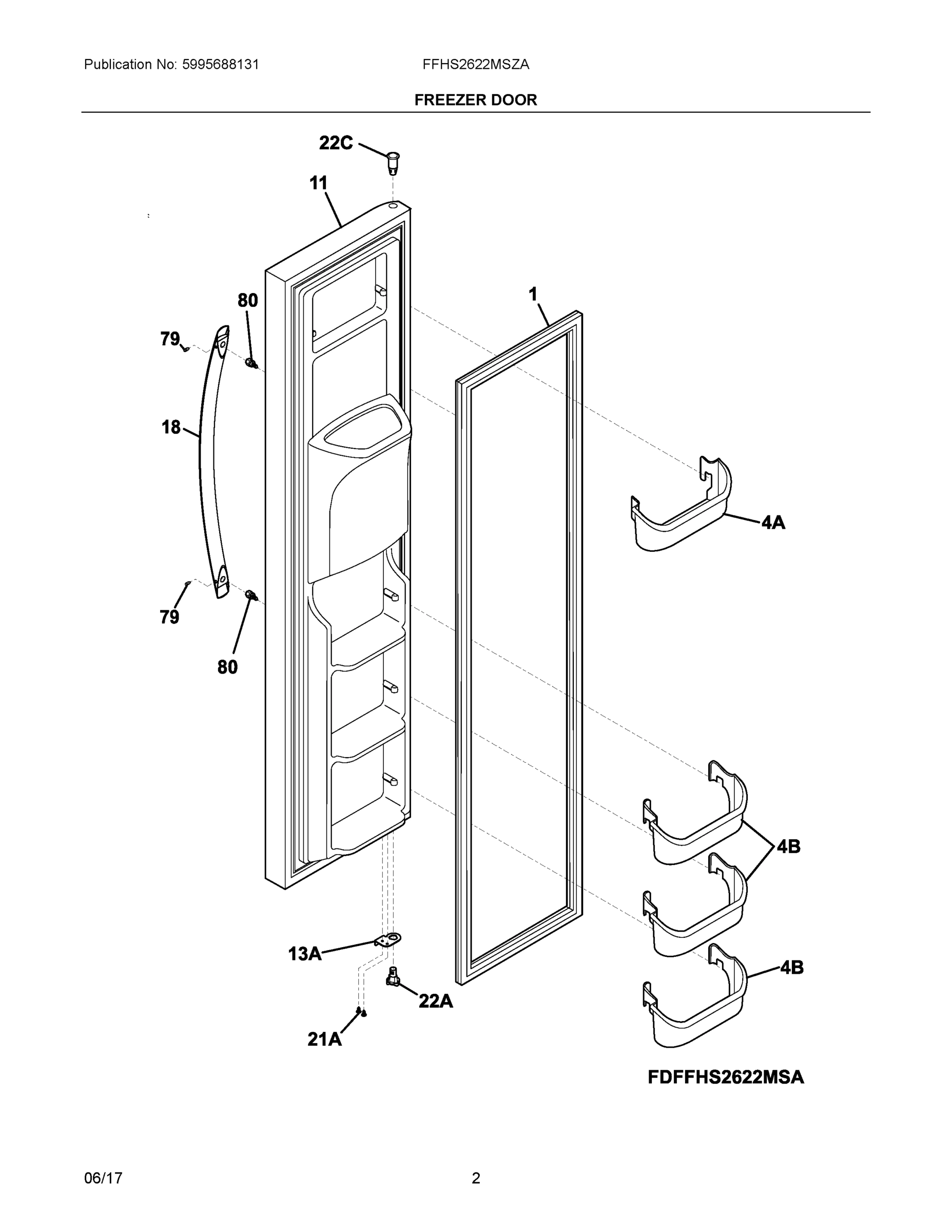 02 - FREEZER DOOR
