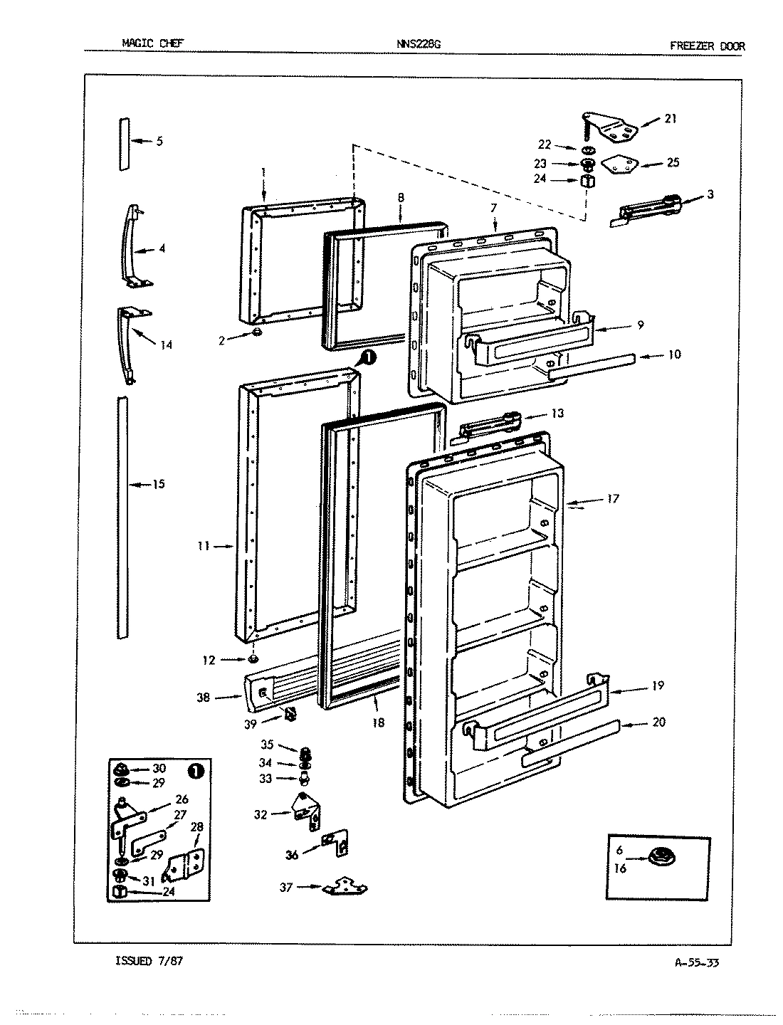 02 - FREEZER DOOR