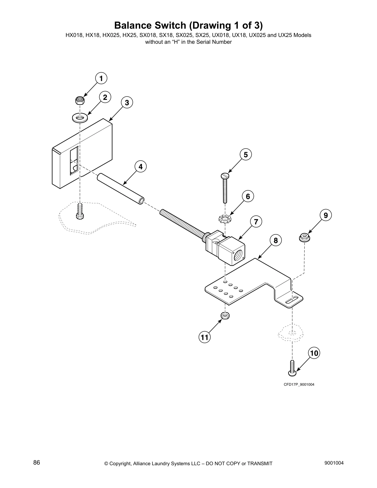 Balance Switch (Drawing 1 of 3)