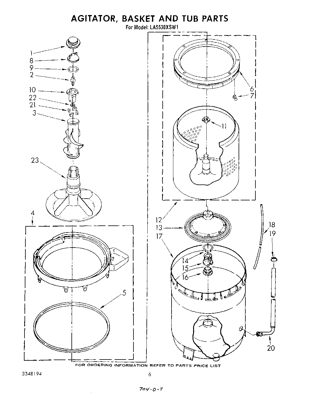 04 - AGITATOR BASKET AND TUB