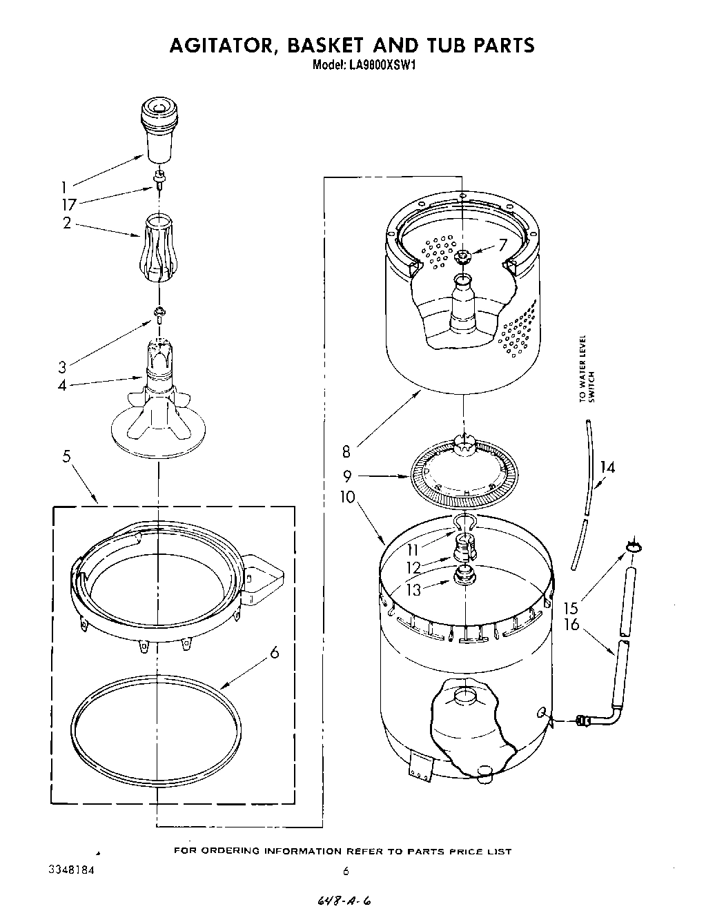 04 - AGITATOR, BASKET AND TUB