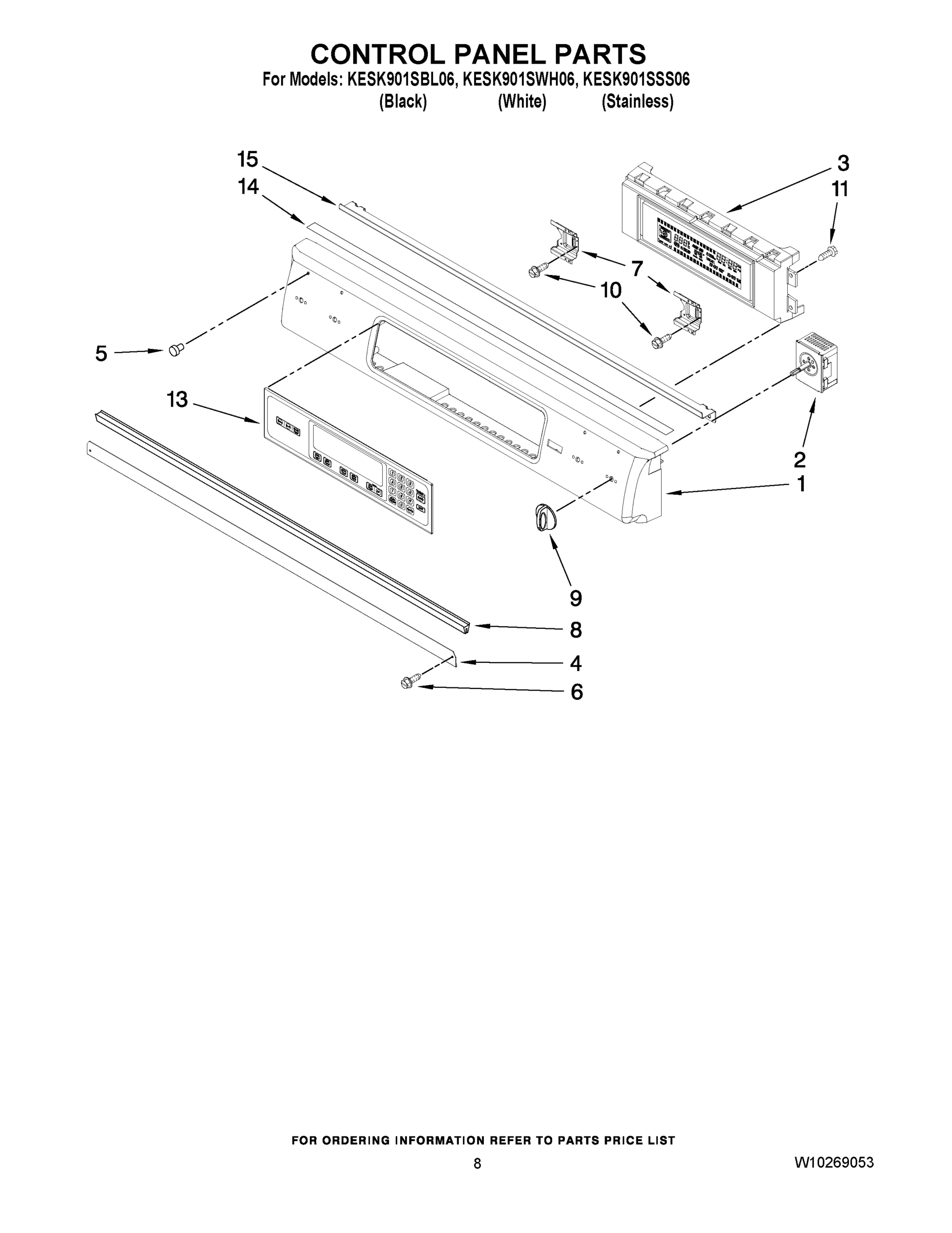 05 - CONTROL PANEL PARTS