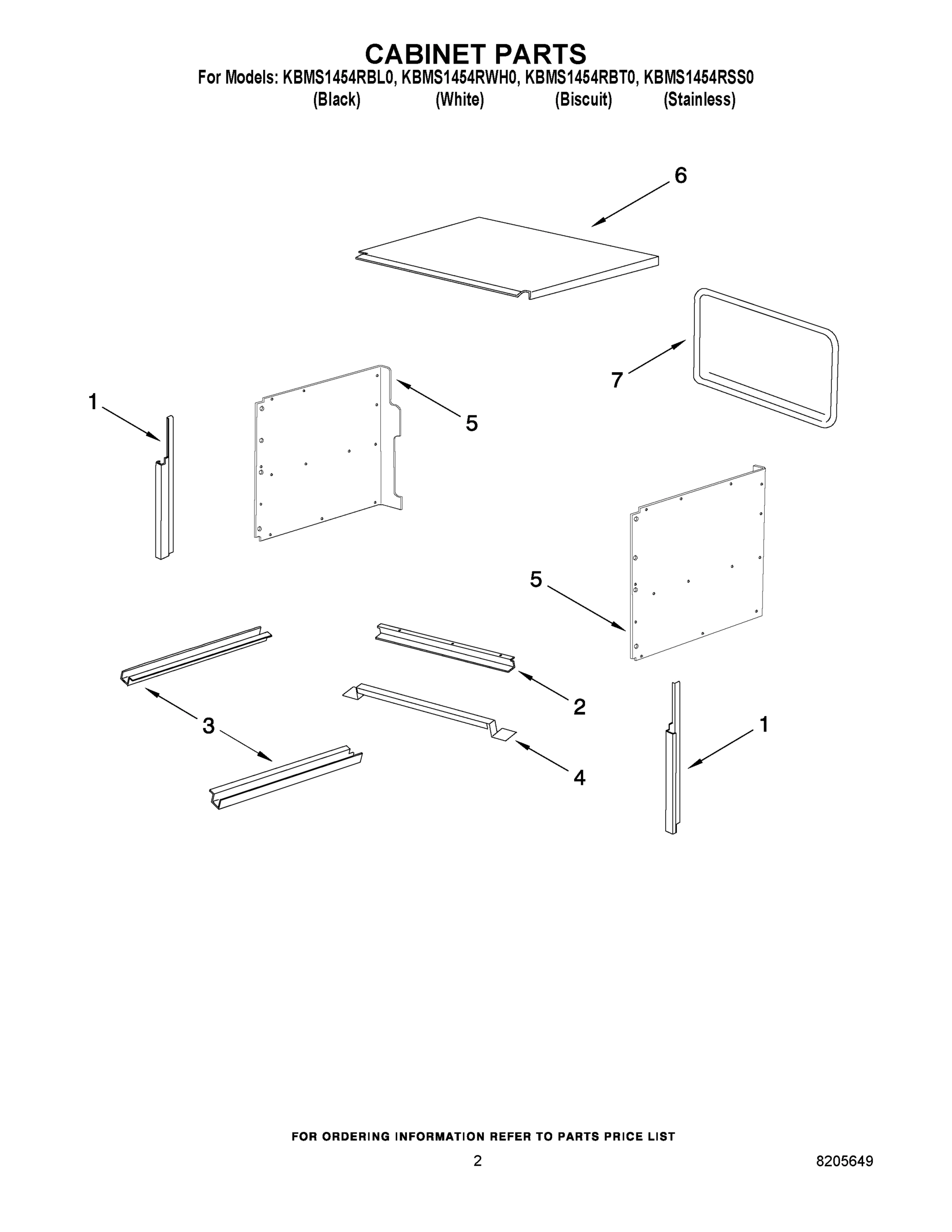 02 - CABINET PARTS