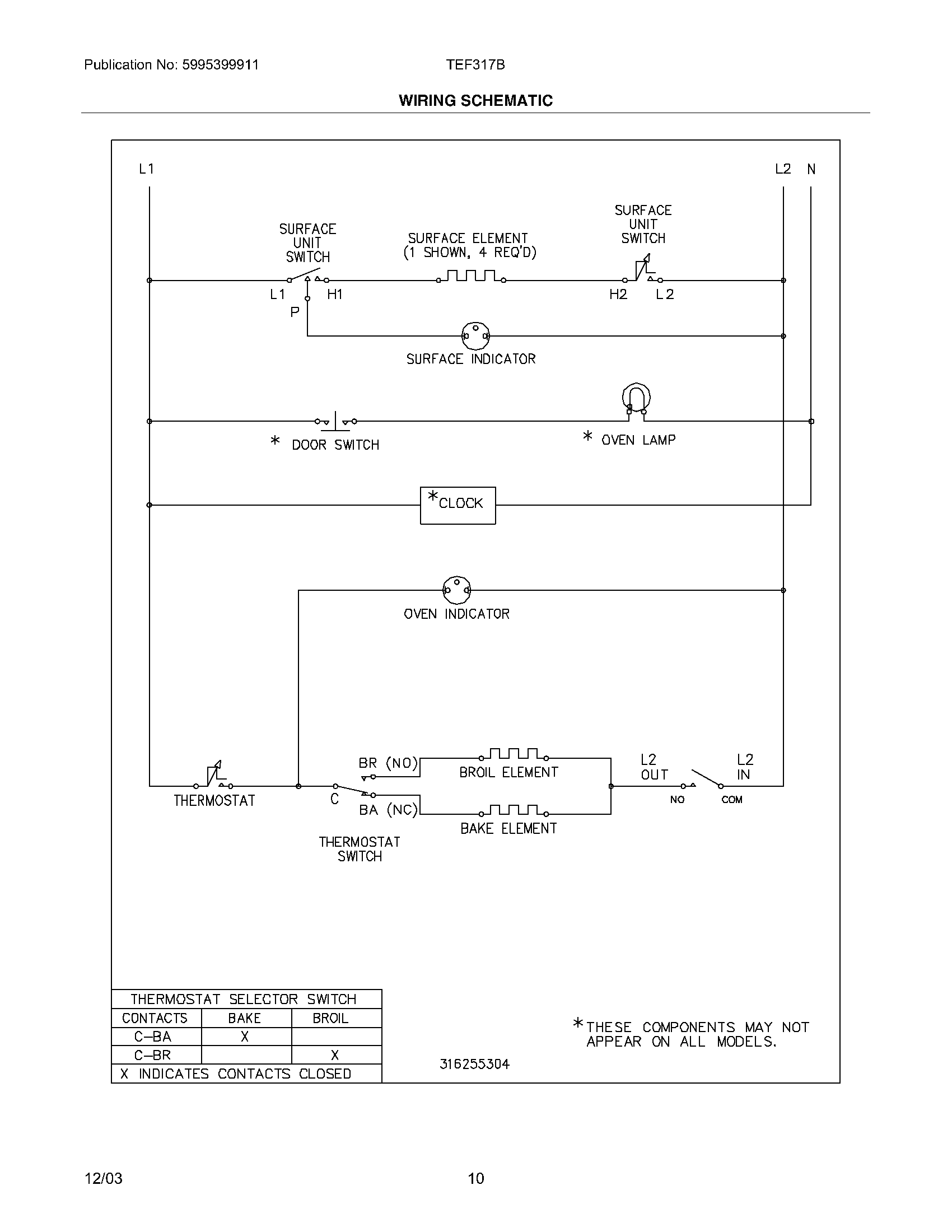 10 - WIRING SCHEMATIC