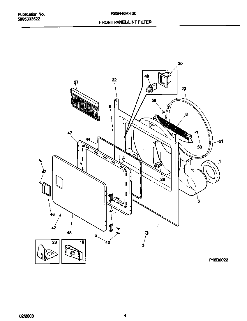 03 - P16D0022 FRNT PNL,DOOR