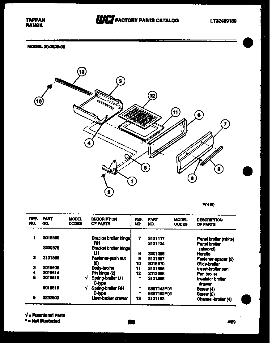 04 - BROILER DRAWER PARTS
