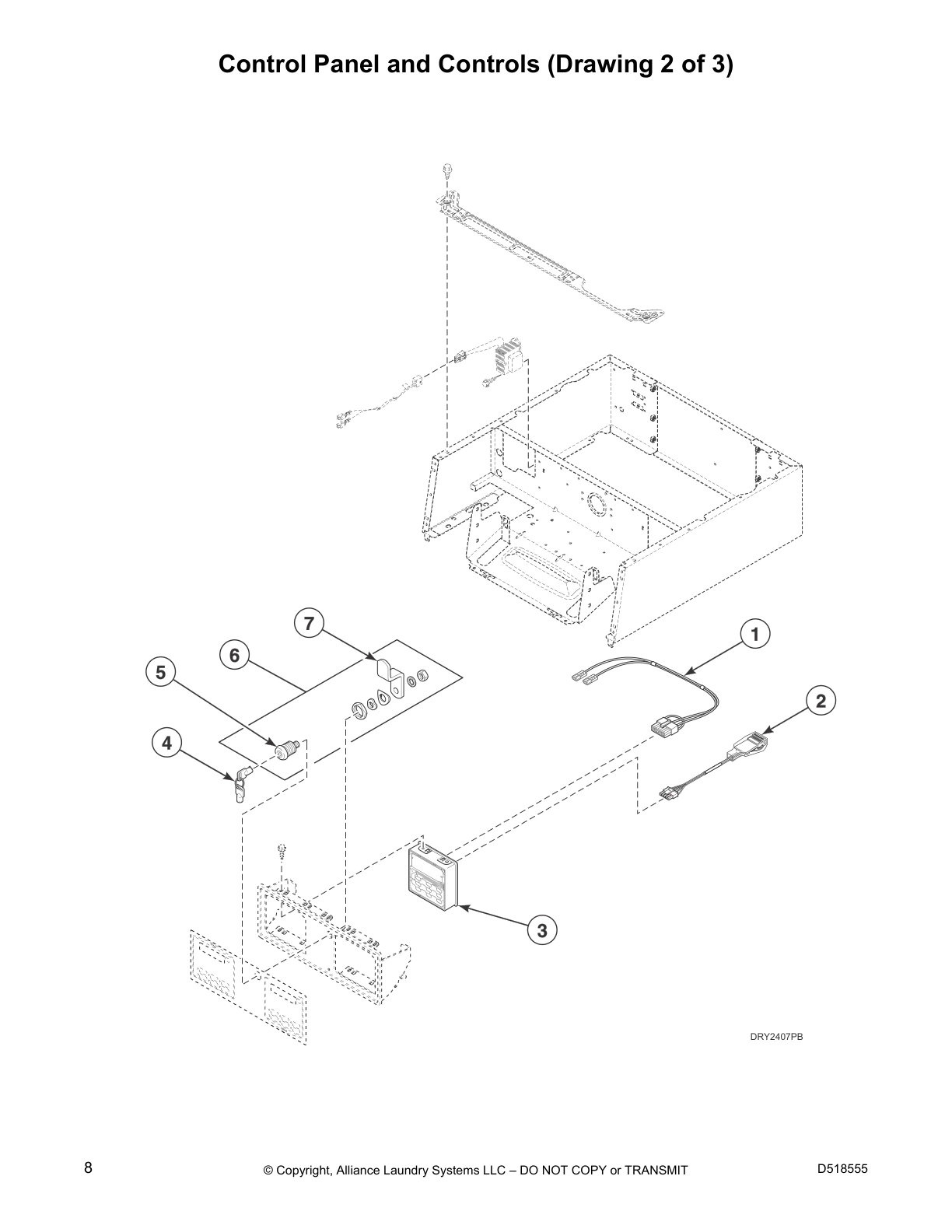 Control Panel and Controls (Drawing 2 of 3)