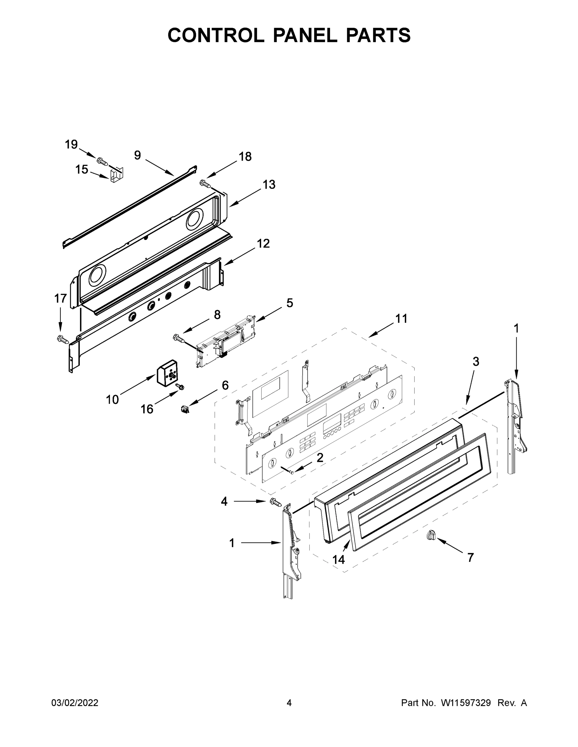 03 - CONTROL PANEL PARTS