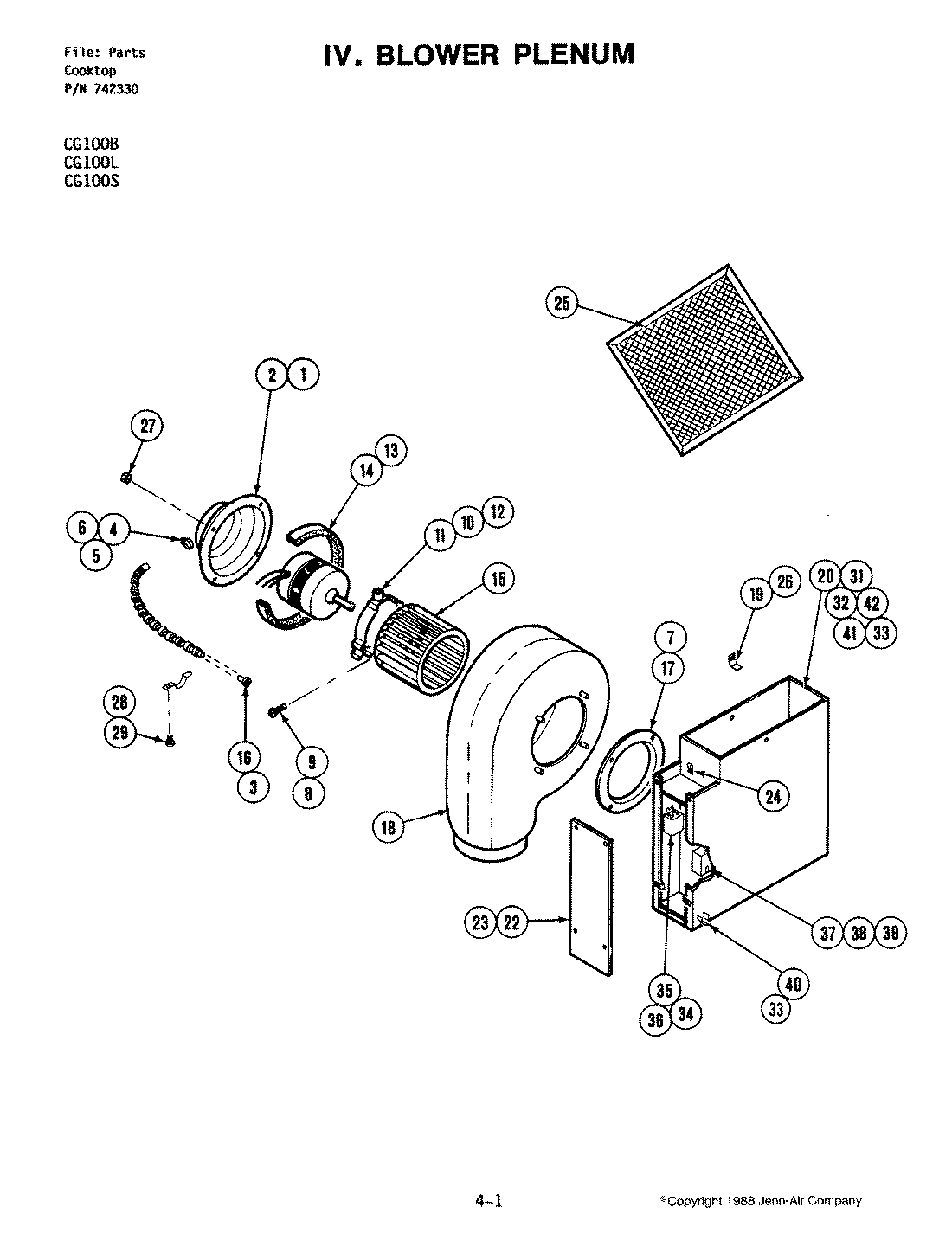 01 - BLOWER PLENUM