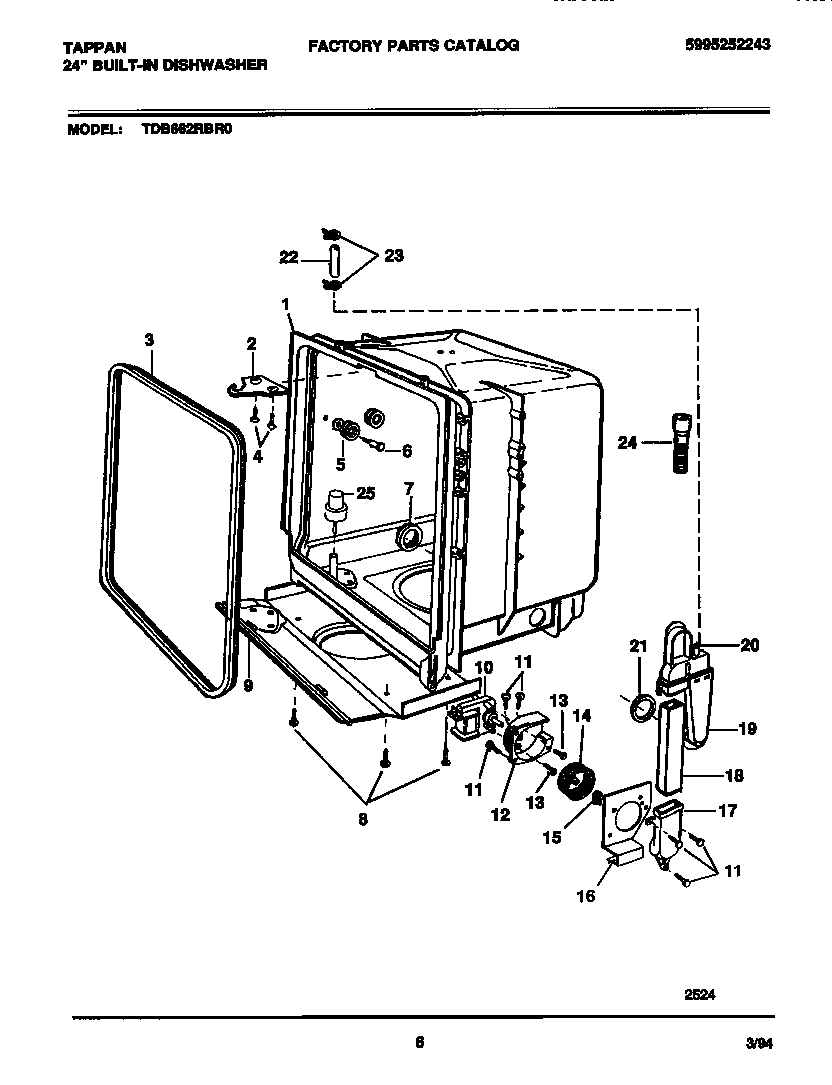 05 - TUB AND FRAME PARTS