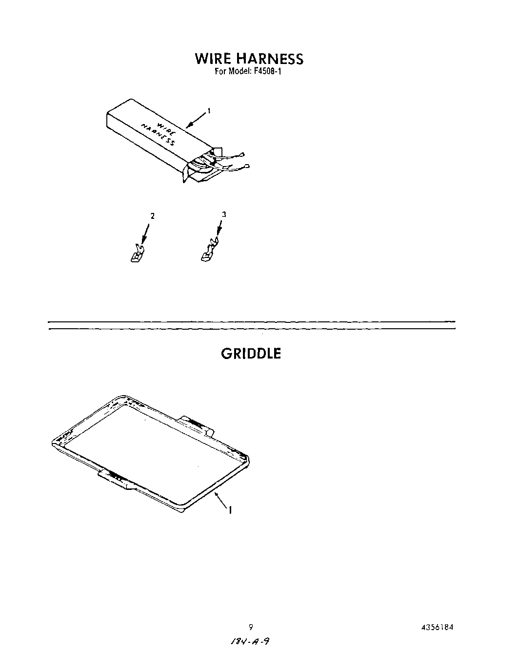 07 - WIRE HARNESS , GRIDDLE
