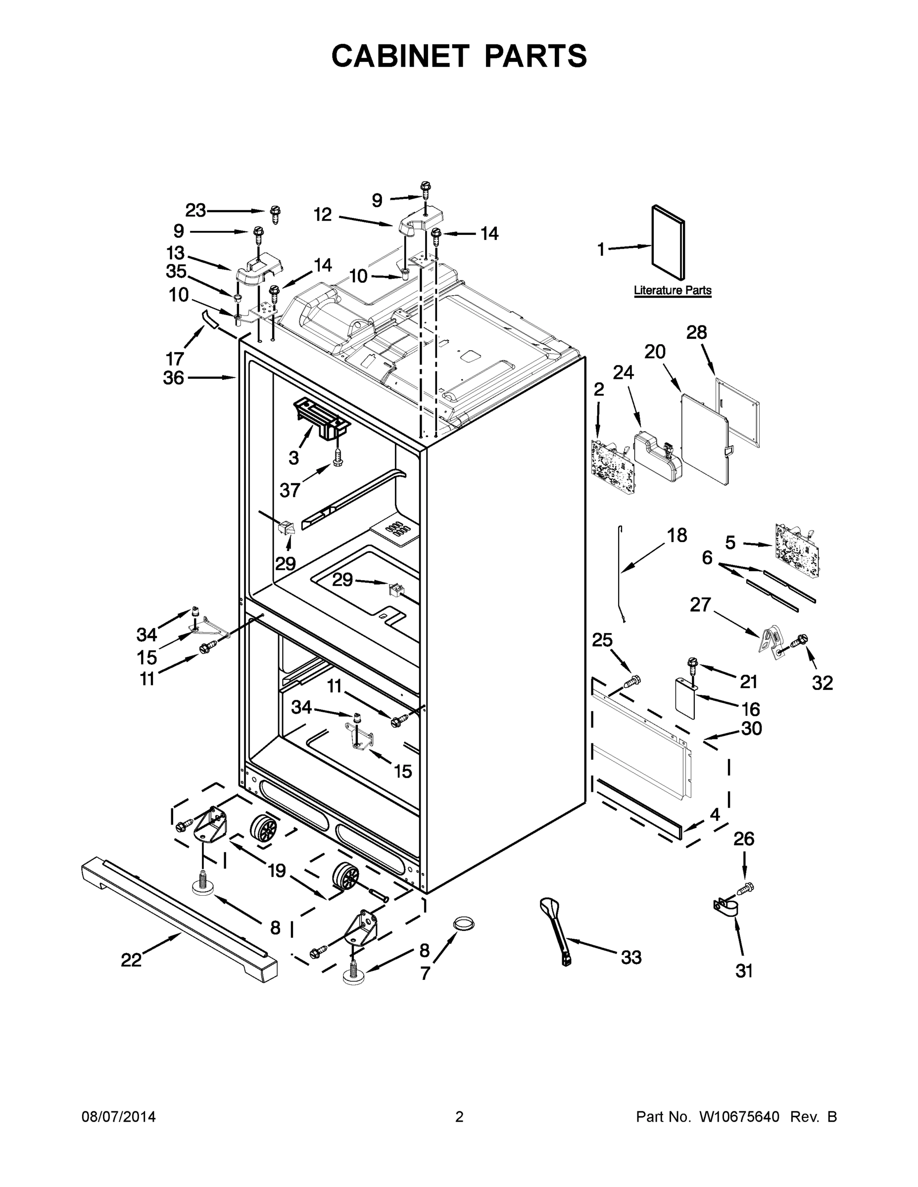 02 - CABINET PARTS