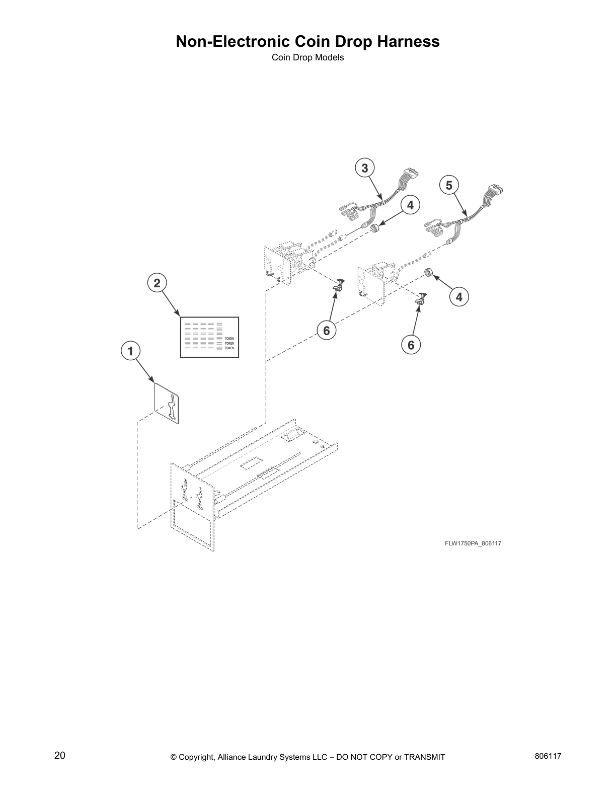 Non-Electronic Coin Drop Harness