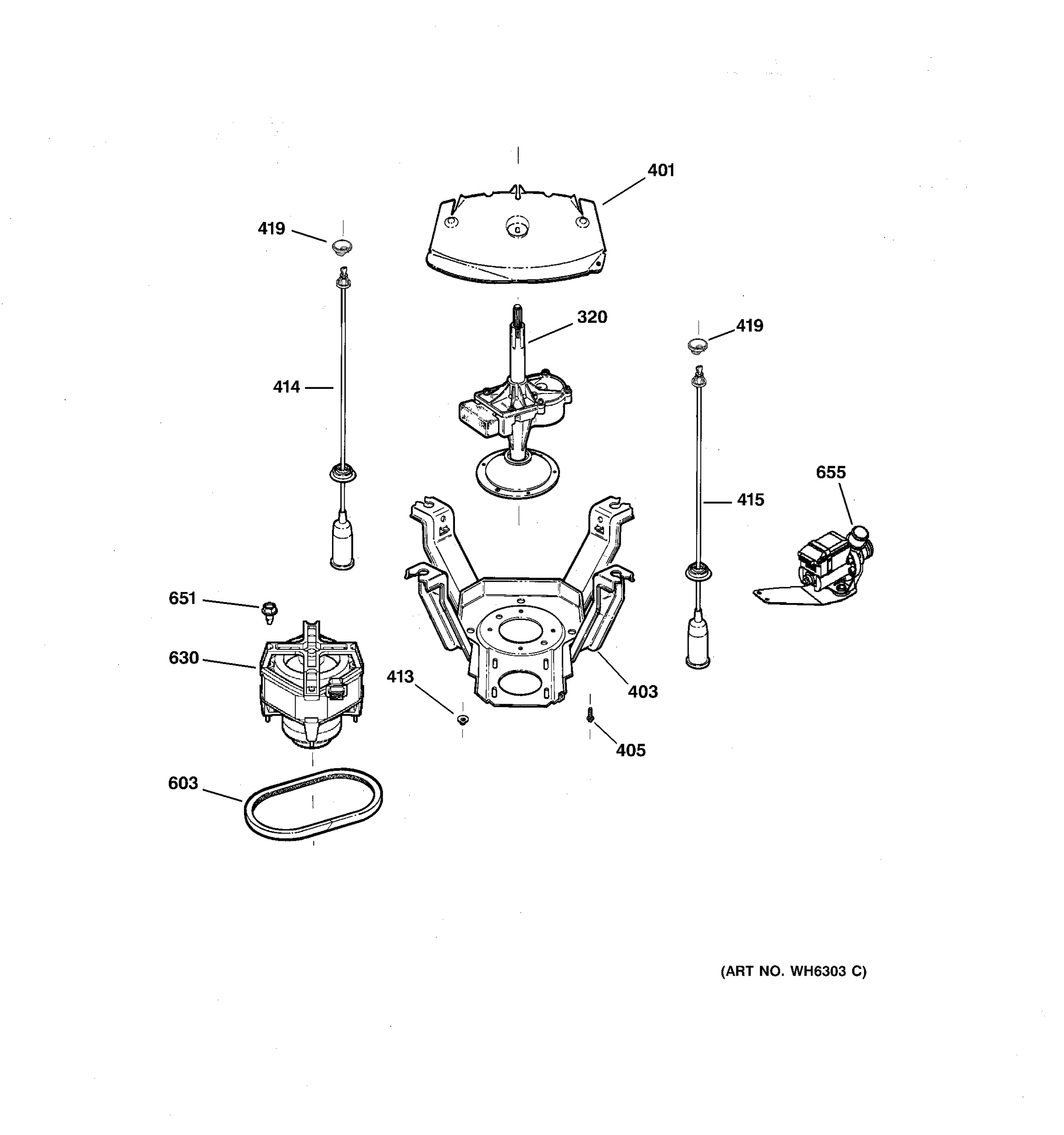 SUSPENSION, PUMP & DRIVE COMPONENTS