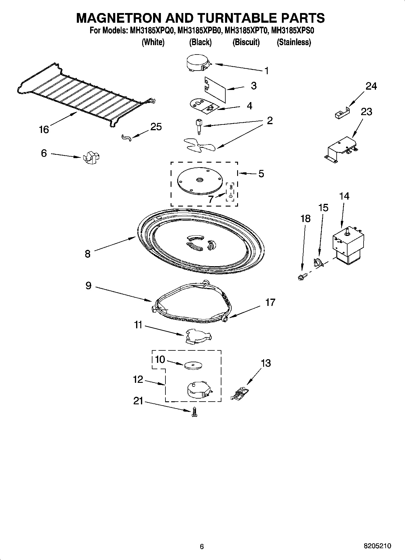 05 - MAGNETRON AND TURNTABLE PARTS