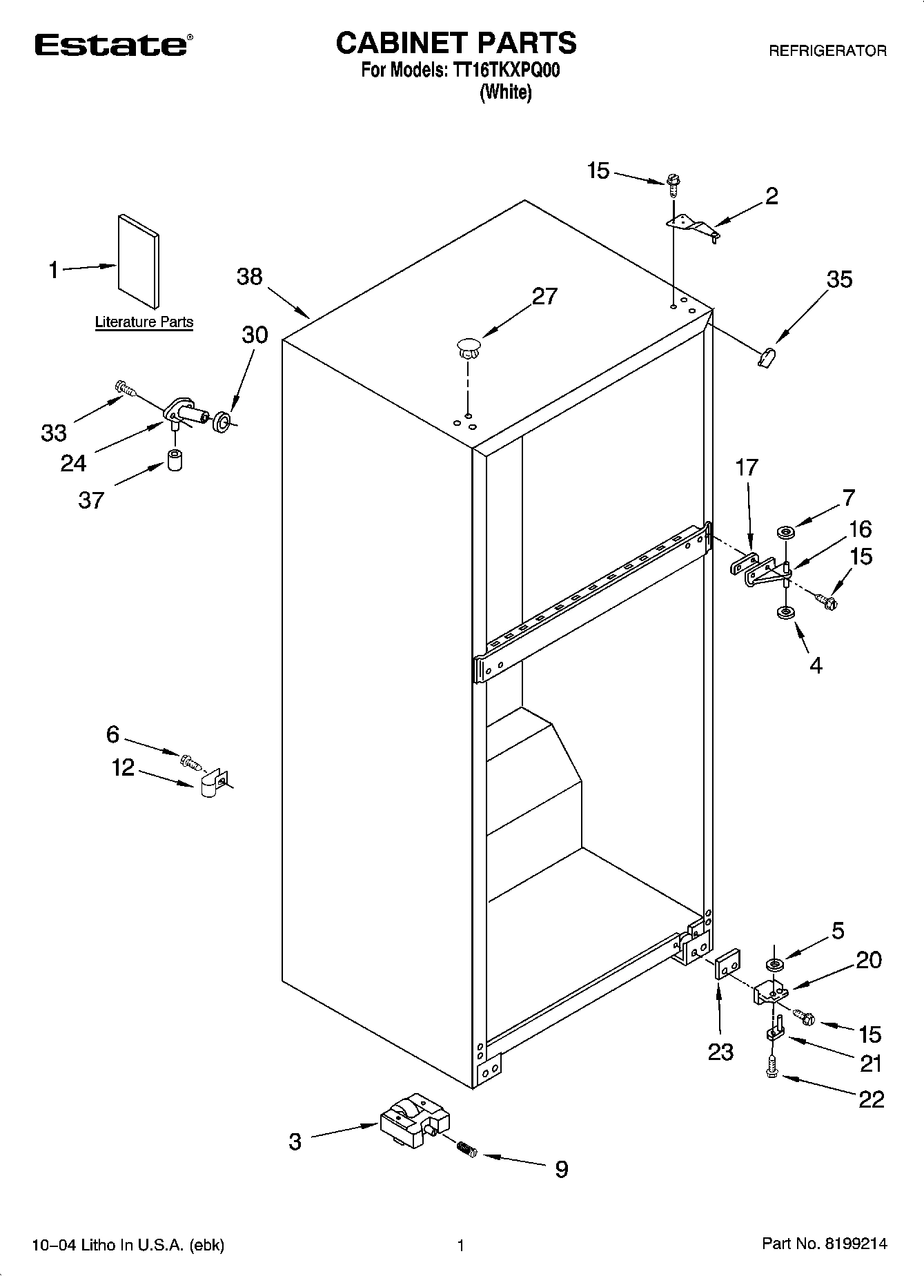 01 - CABINET PARTS