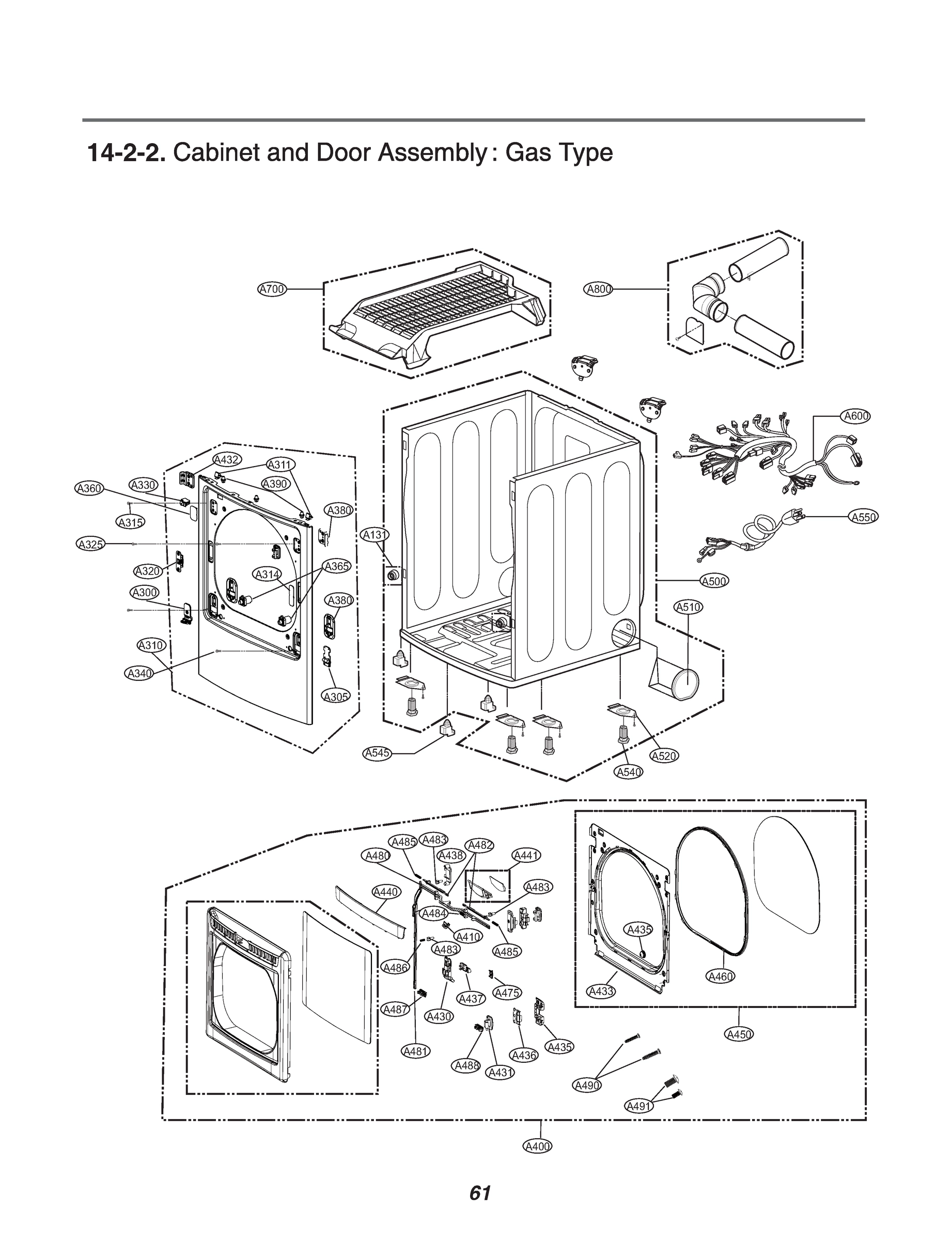 CABINET AND DOOR ASSEMBLY