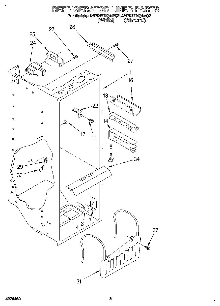 02 - REFRIGERATOR LINER