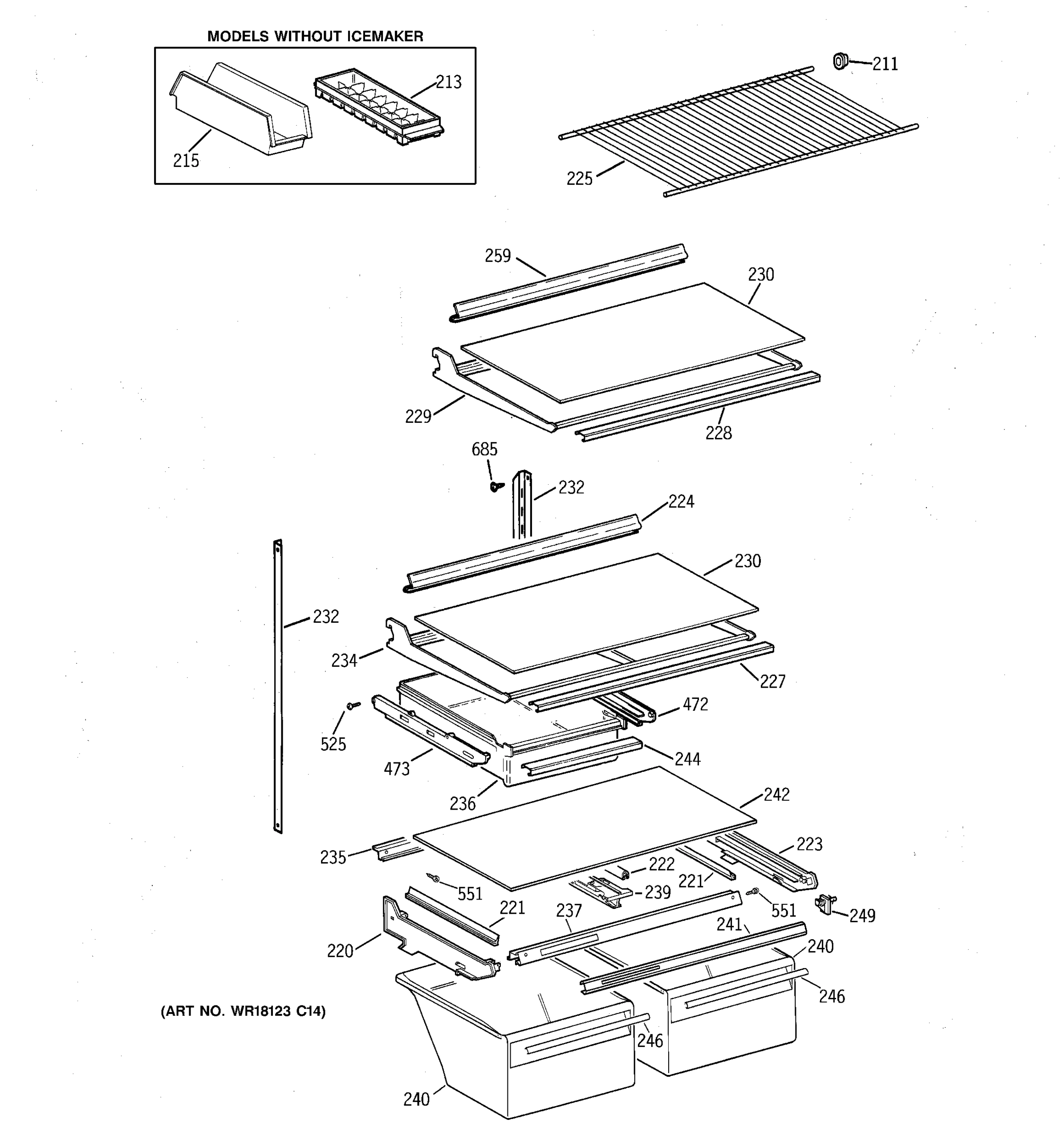 SHELF PARTS