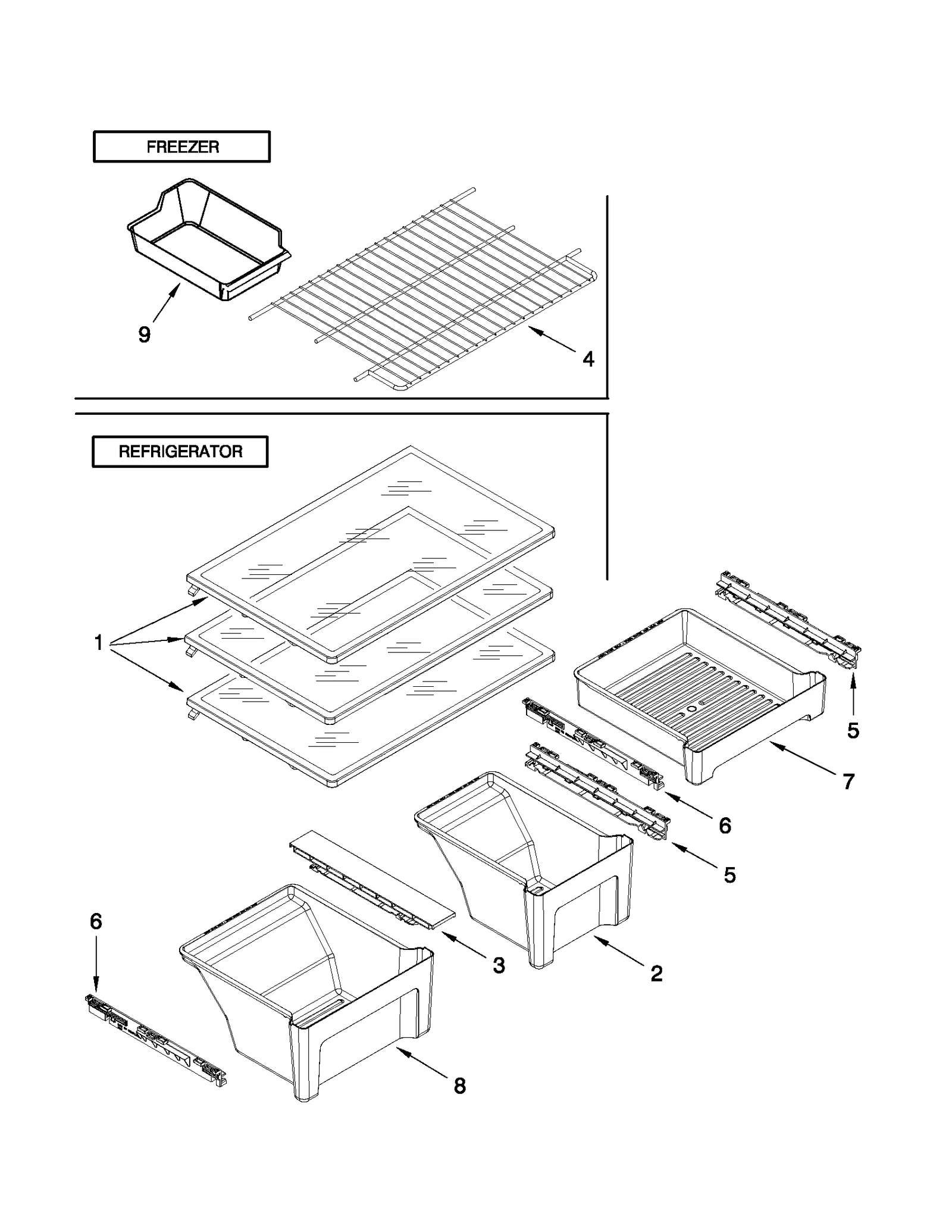 SHELF PARTS