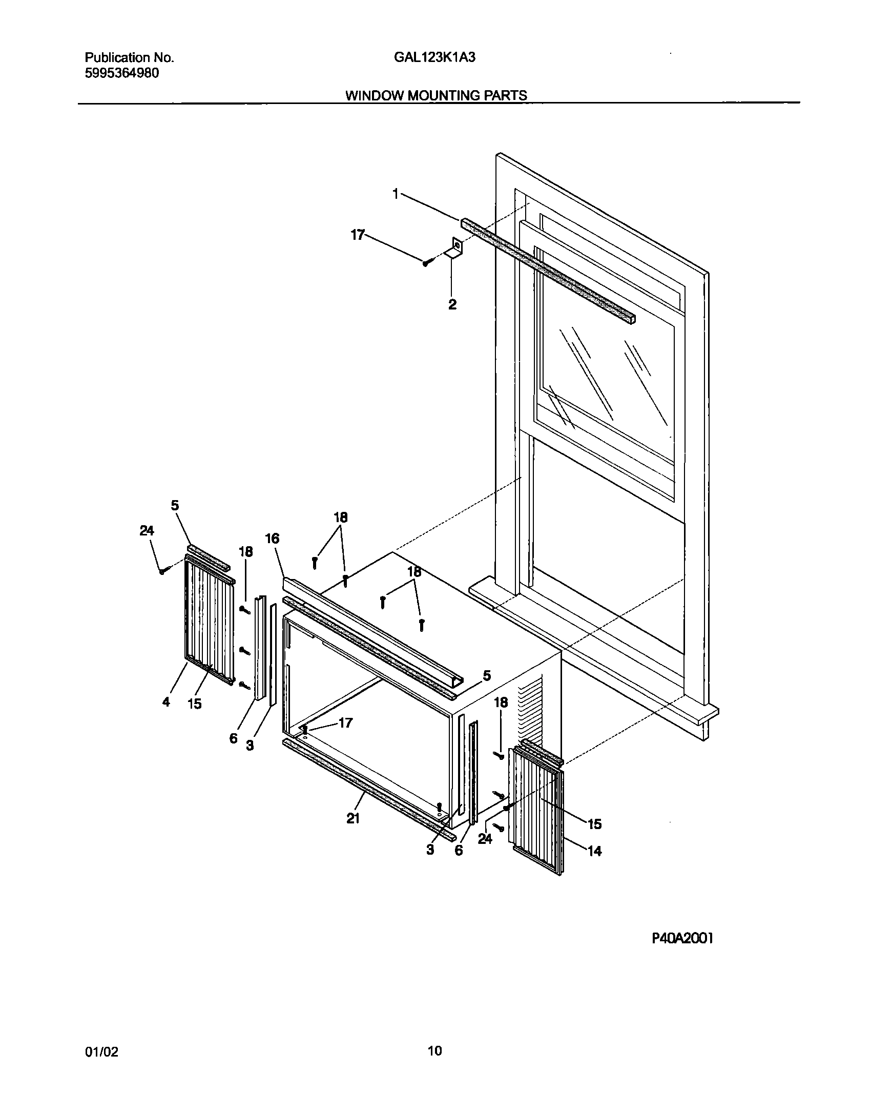11 - WINDOW MOUNTING PARTS