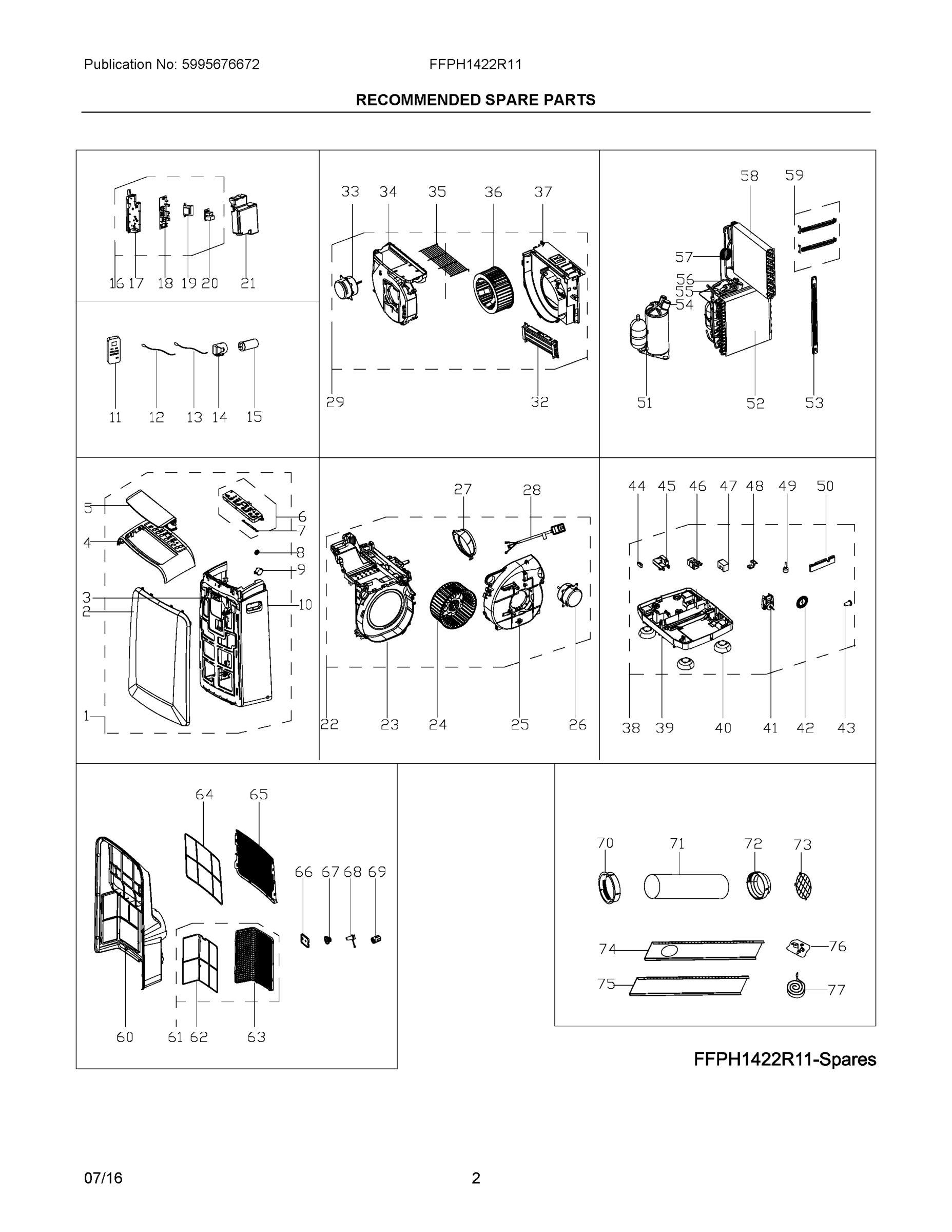 02 - RECOMMENDED SPARE PARTS