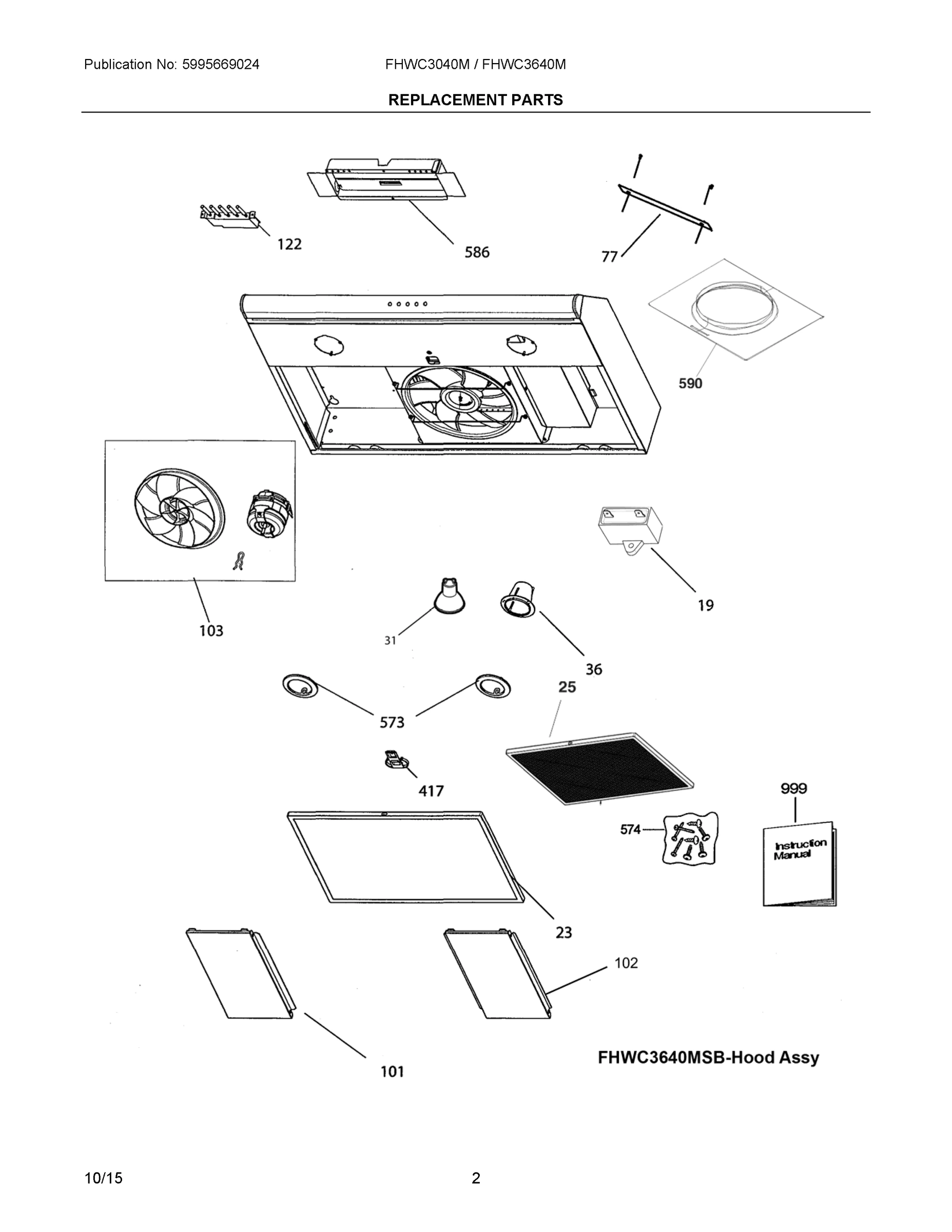 02 - REPLACEMENT PARTS