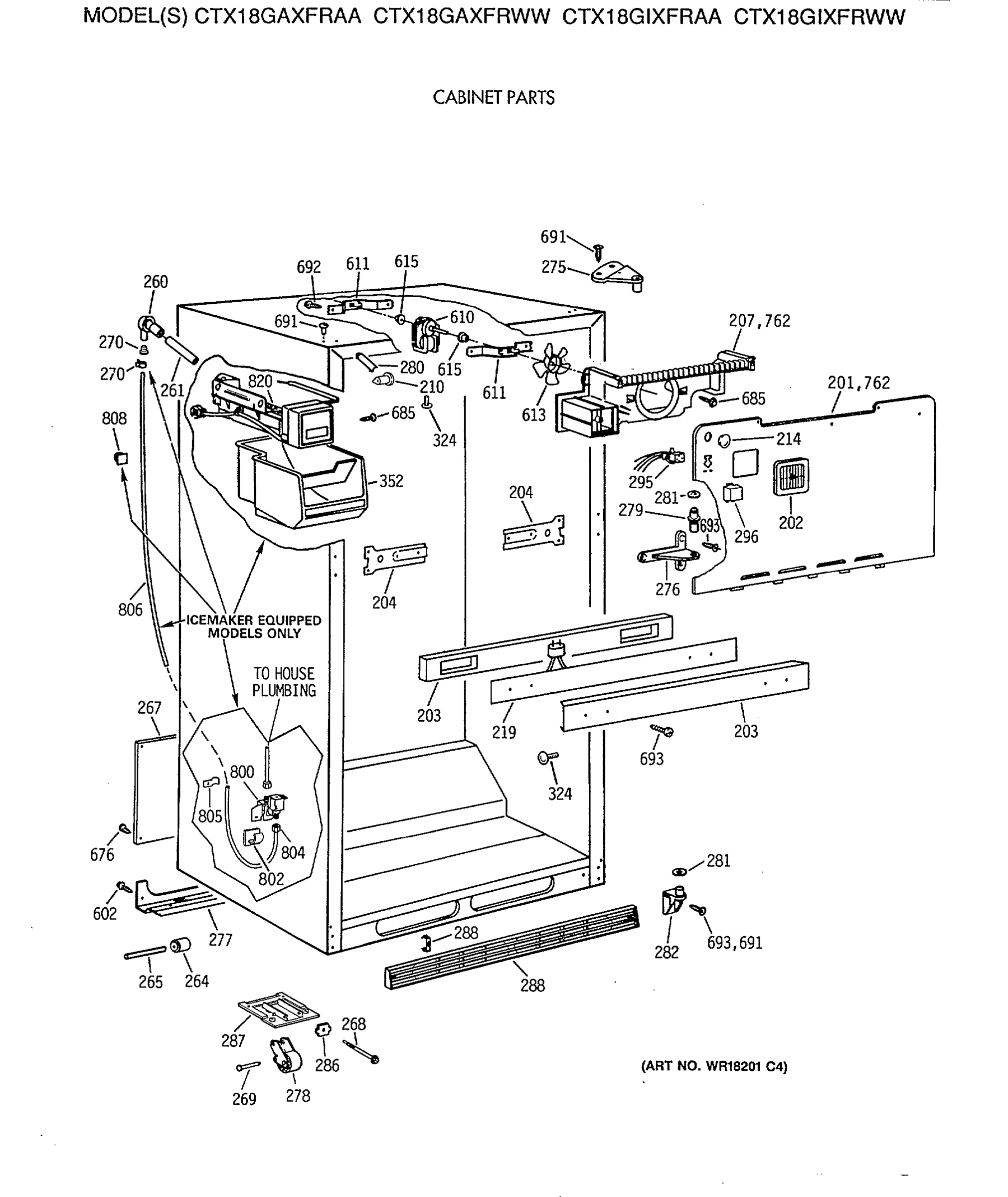CABINET PARTS