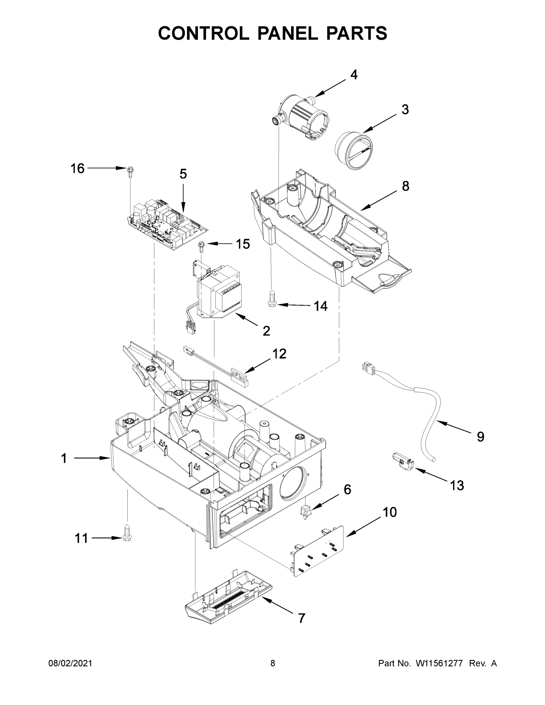 05 - CONTROL PANEL PARTS