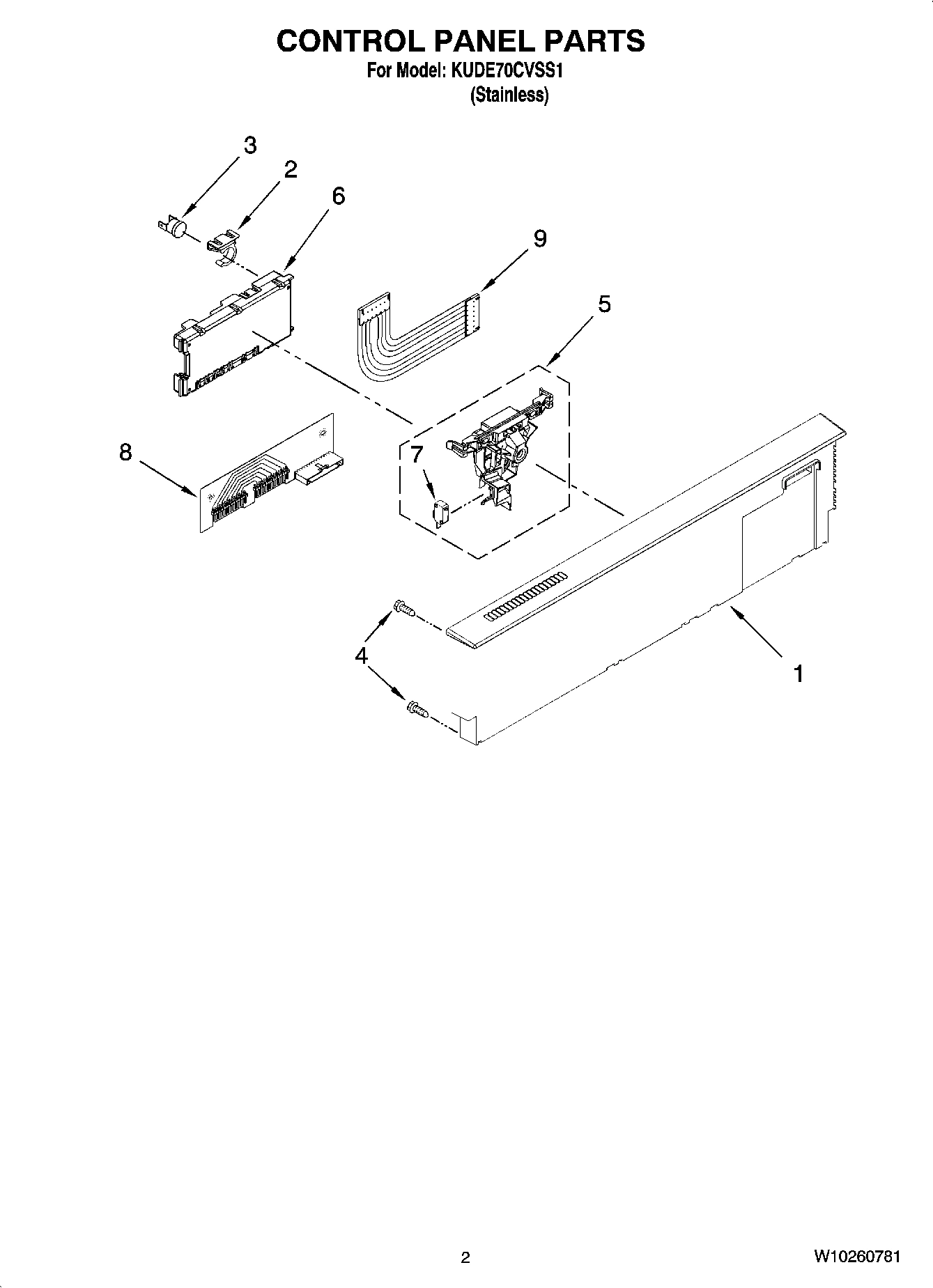 02 - CONTROL PANEL PARTS