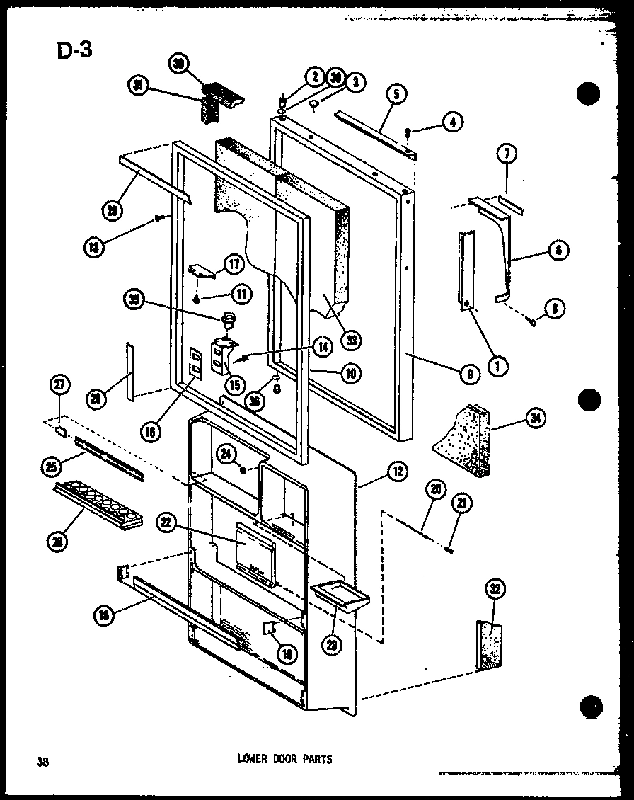 06 - LOWER DOOR PARTS