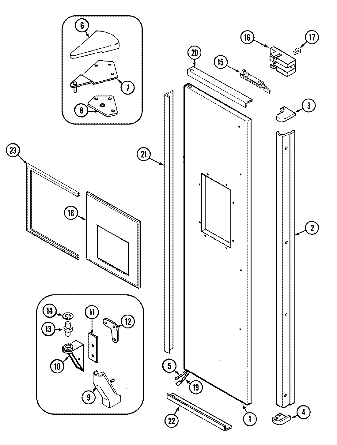03 - FREEZER OUTER DOOR
