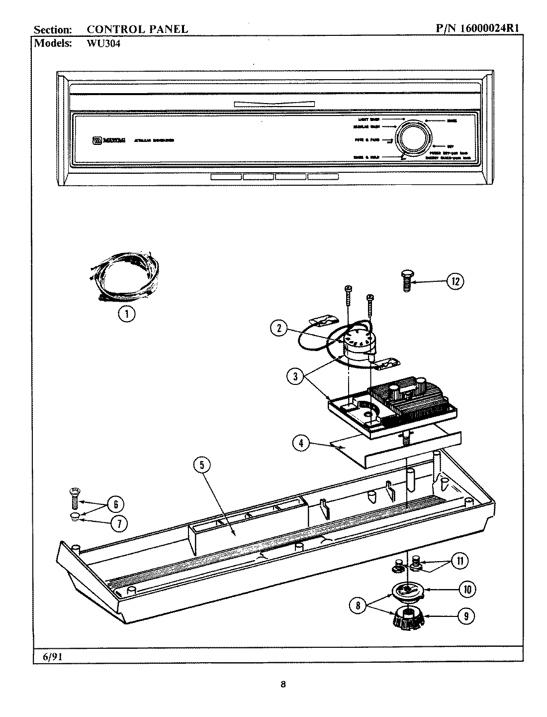 02 - CONTROL PANEL (WU304)