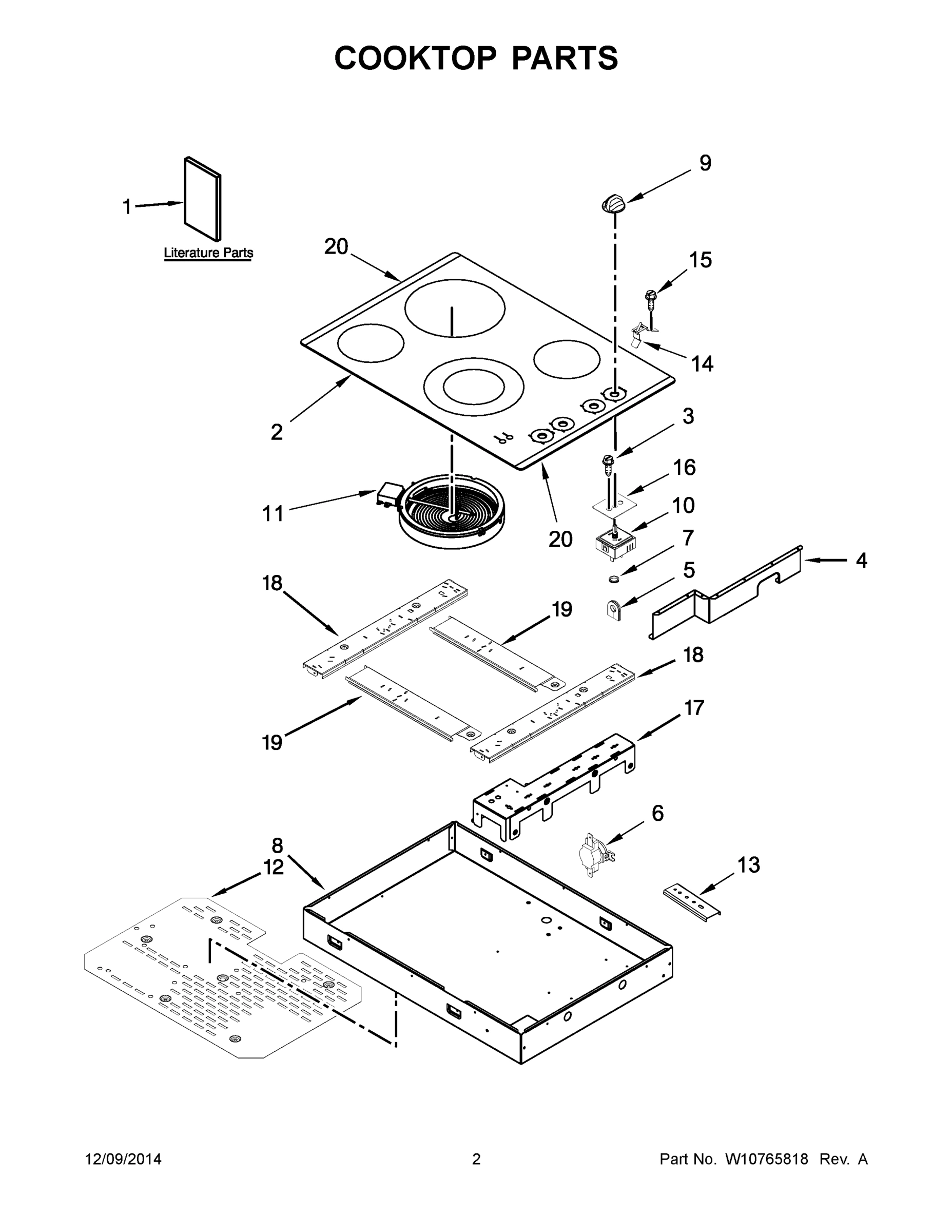 02 - COOKTOP PARTS