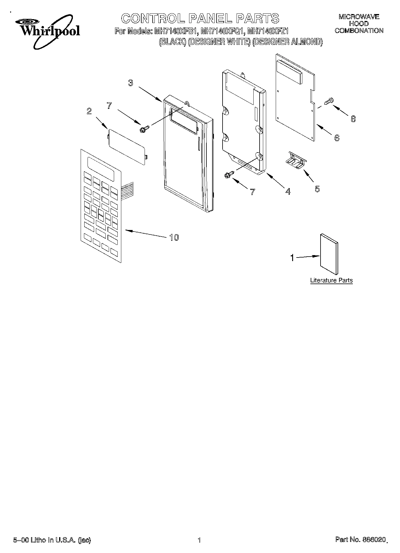 01 - CONTROL PANEL, LITERATURE